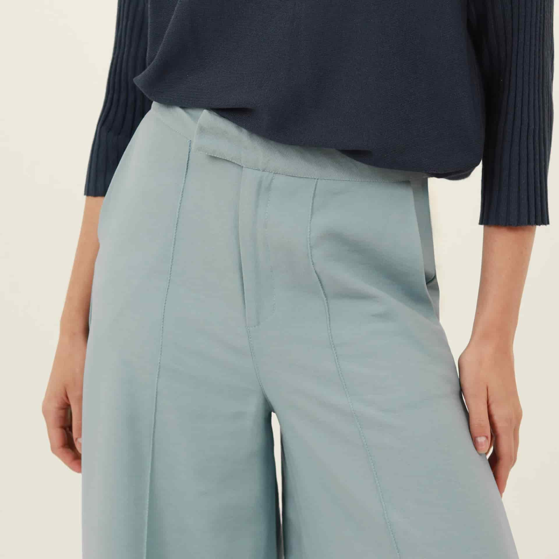 Pantalón ancho con alforzas - miniatura 5