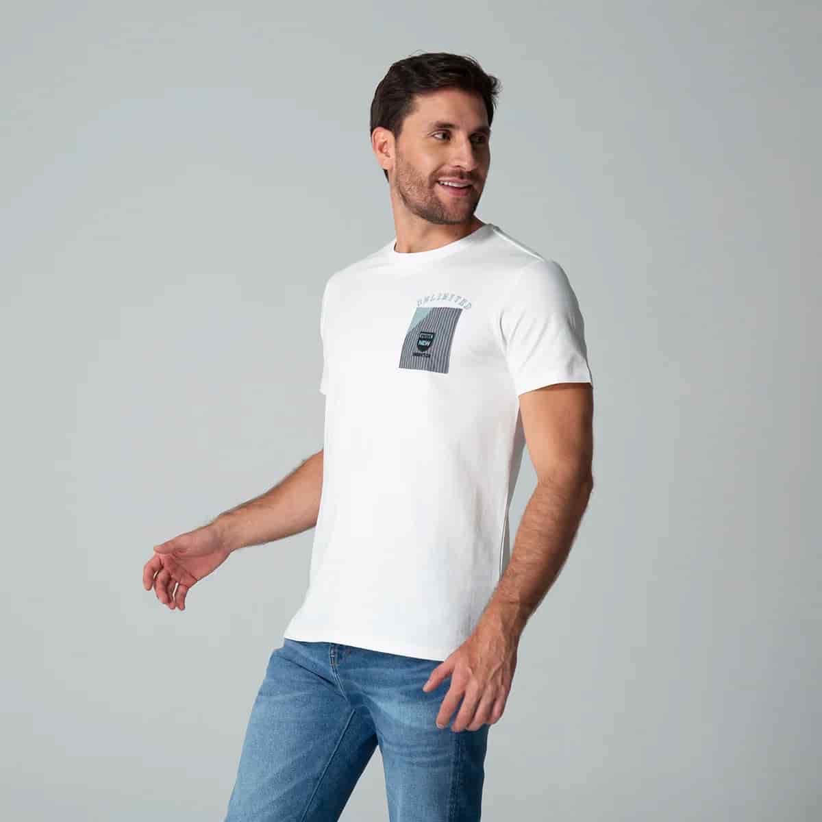 Camiseta Slim Cuello Redondo Unlimited - miniatura 3