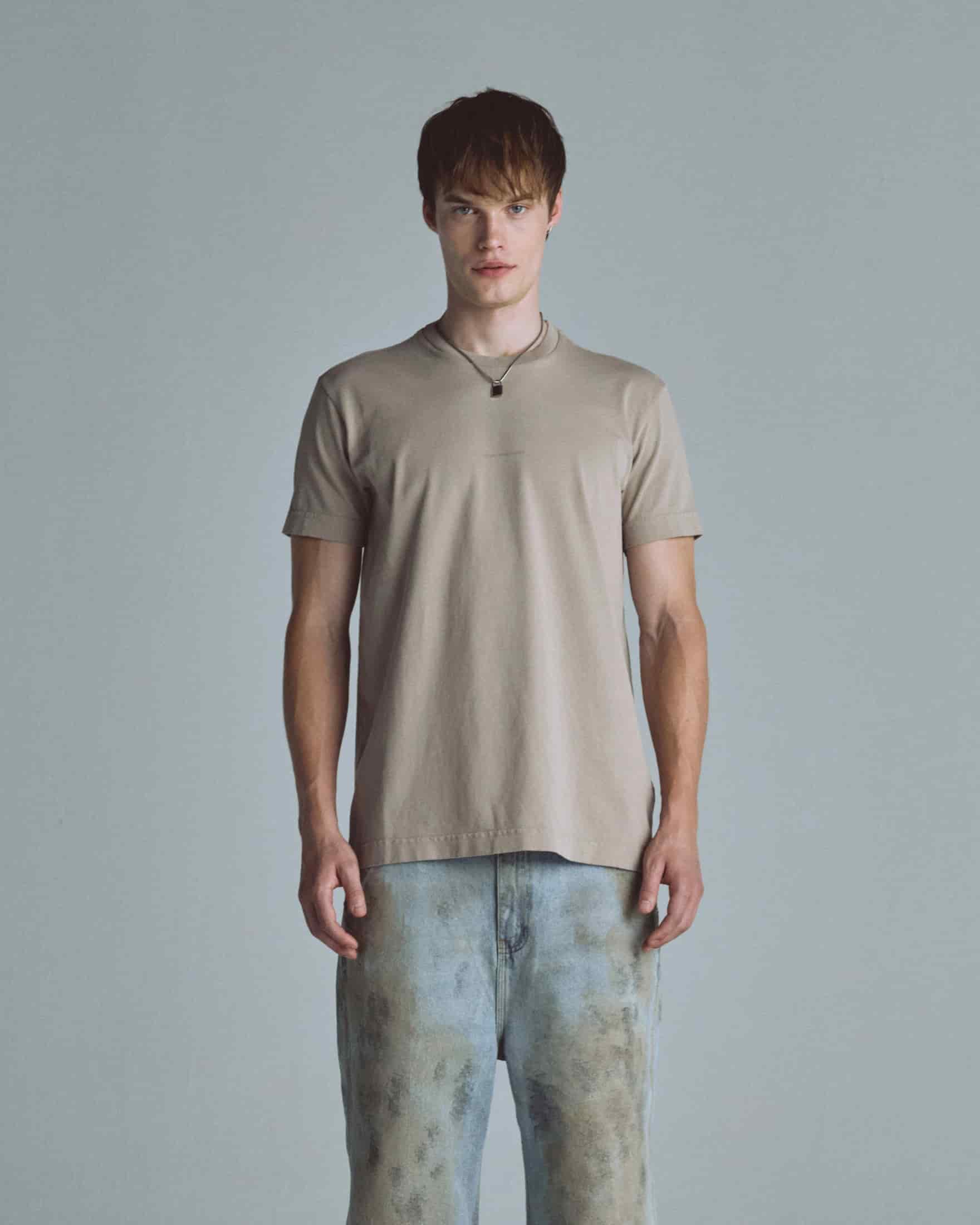 Basics Undergold Company Regular Fit Tshirt Light Brown - miniatura 9