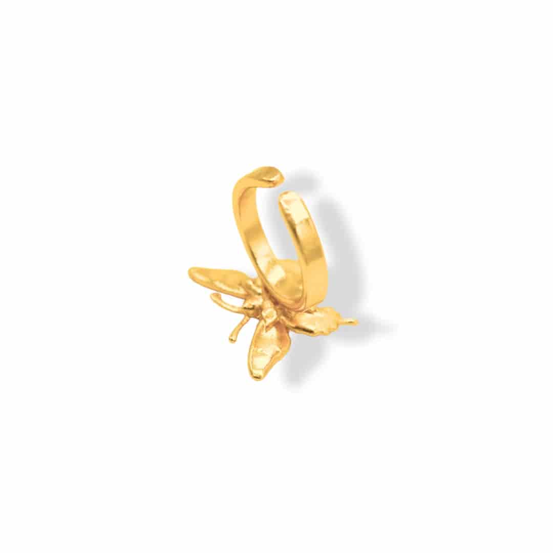 Anillo con mariposa pequeña - miniatura 3