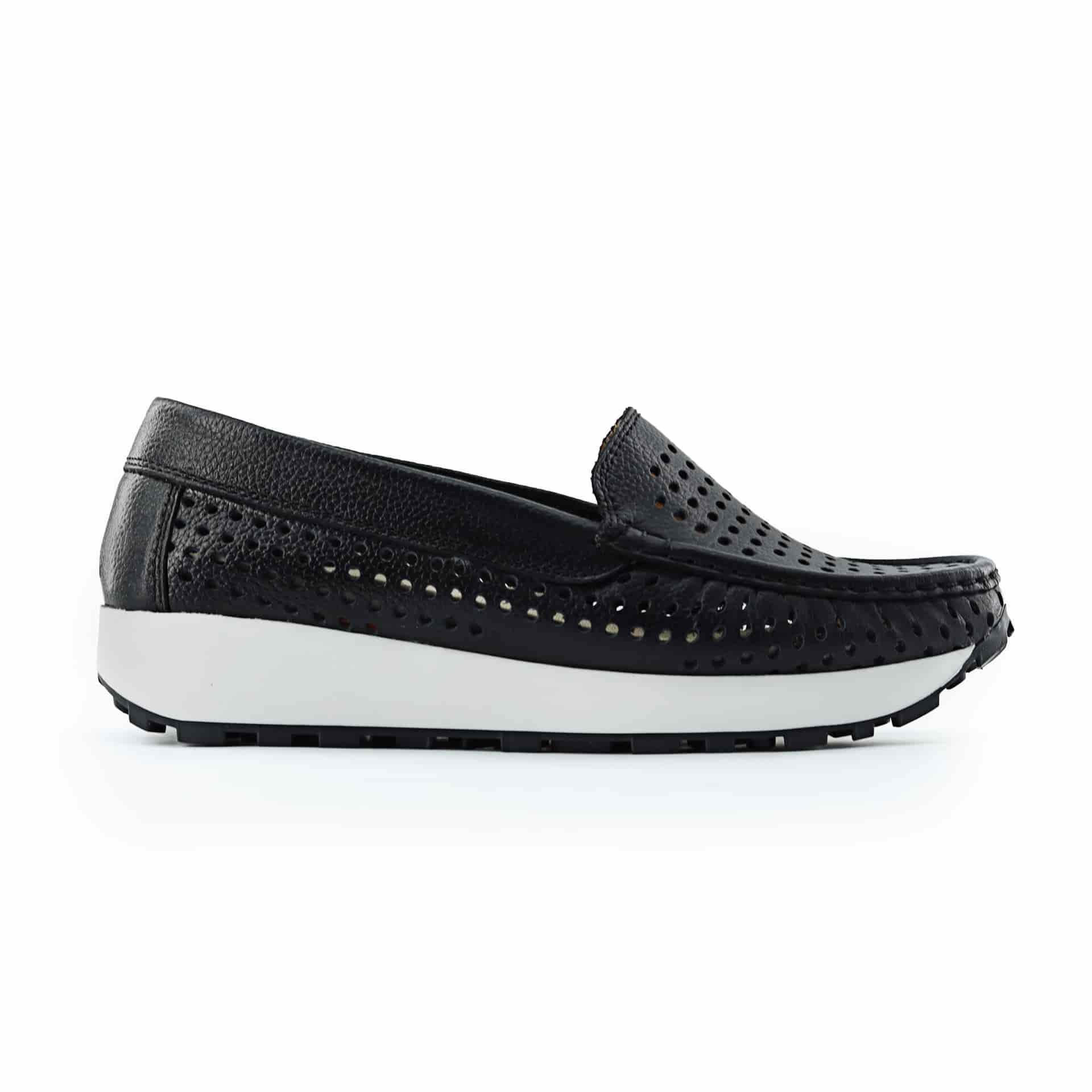 "BRUNA" MOCASÍN EN CUERO - miniatura 1