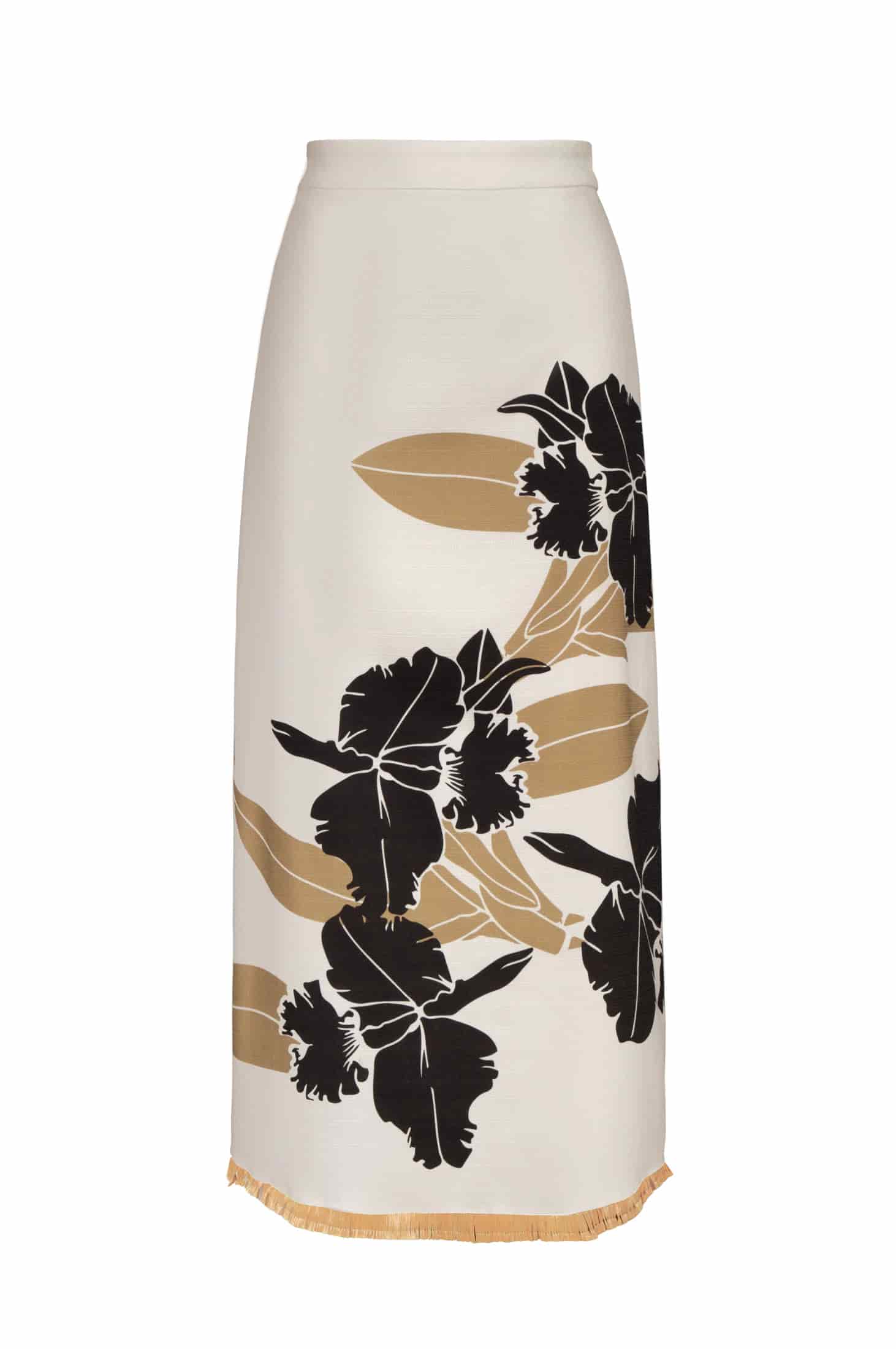 El Carmen Cotton Midi Skirt / Black Orchids - miniatura 1