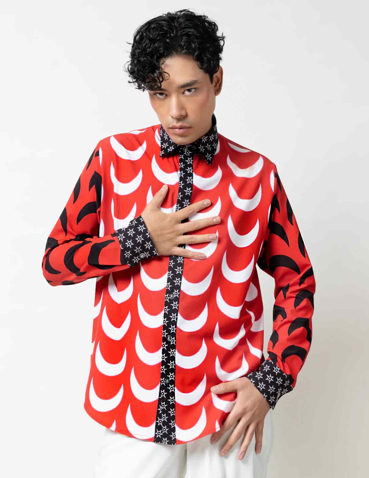 Camisa Manga Larga Unisex / La Luna Florece - miniatura 3