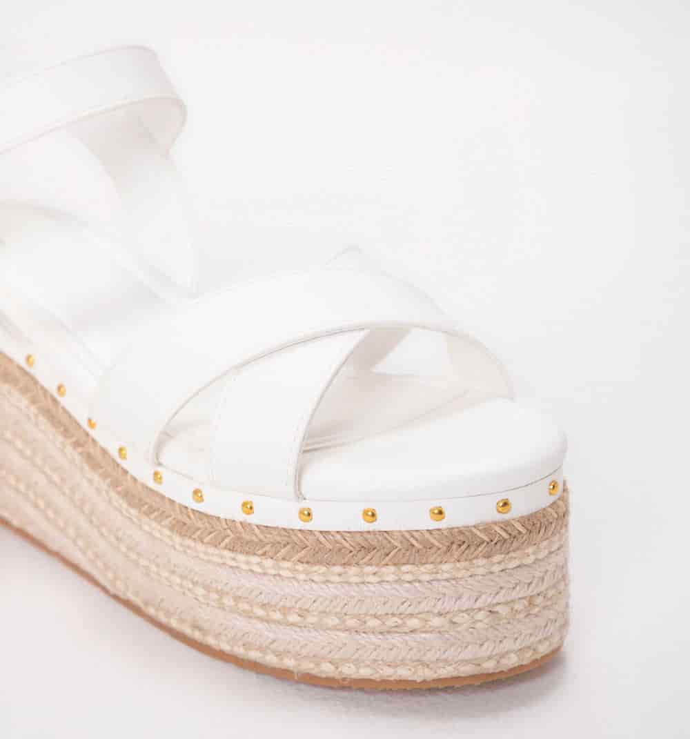 Sandalia planaforma con correas enlazada - miniatura 2