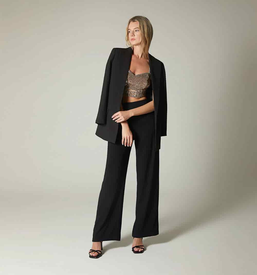 Blusa crop de tiras - miniatura 1