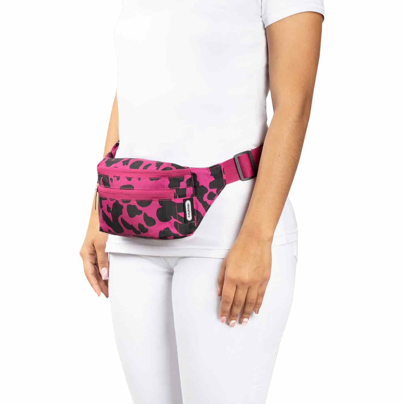 Canguro Plegable ULTRA Estampado Viva Magenta Citybags Multicolor - miniatura 3