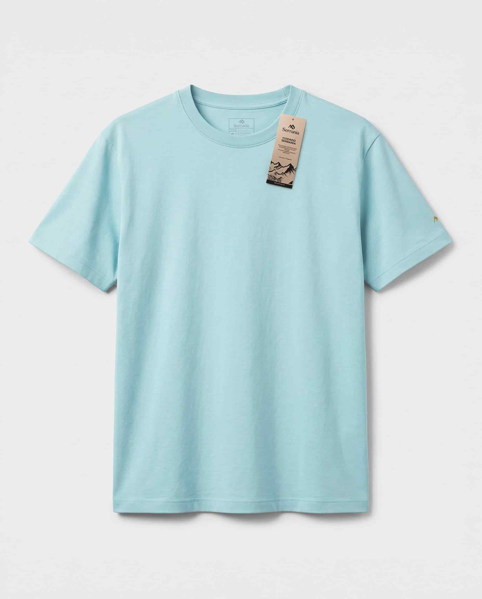 Camiseta Slim Fit Azul Claro - miniatura 2