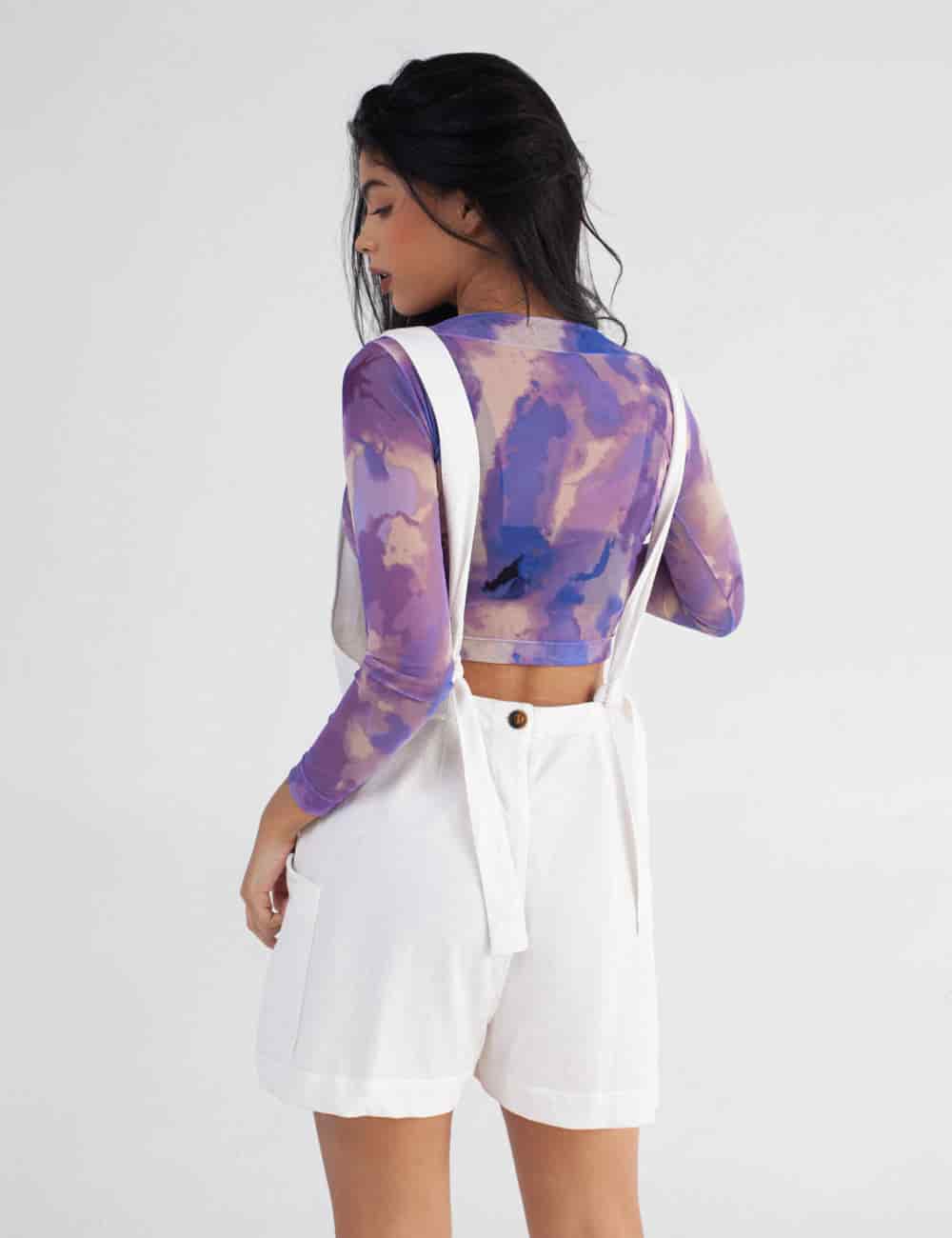 Romper Tirantas Haoma crudo Mujer - miniatura 6