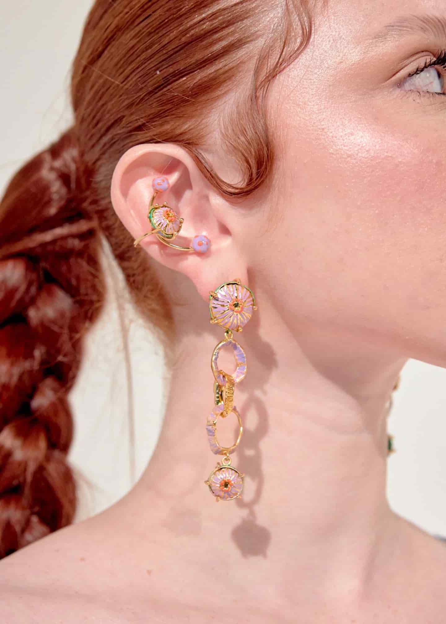 Earcuff jardin setas dorado - miniatura 6