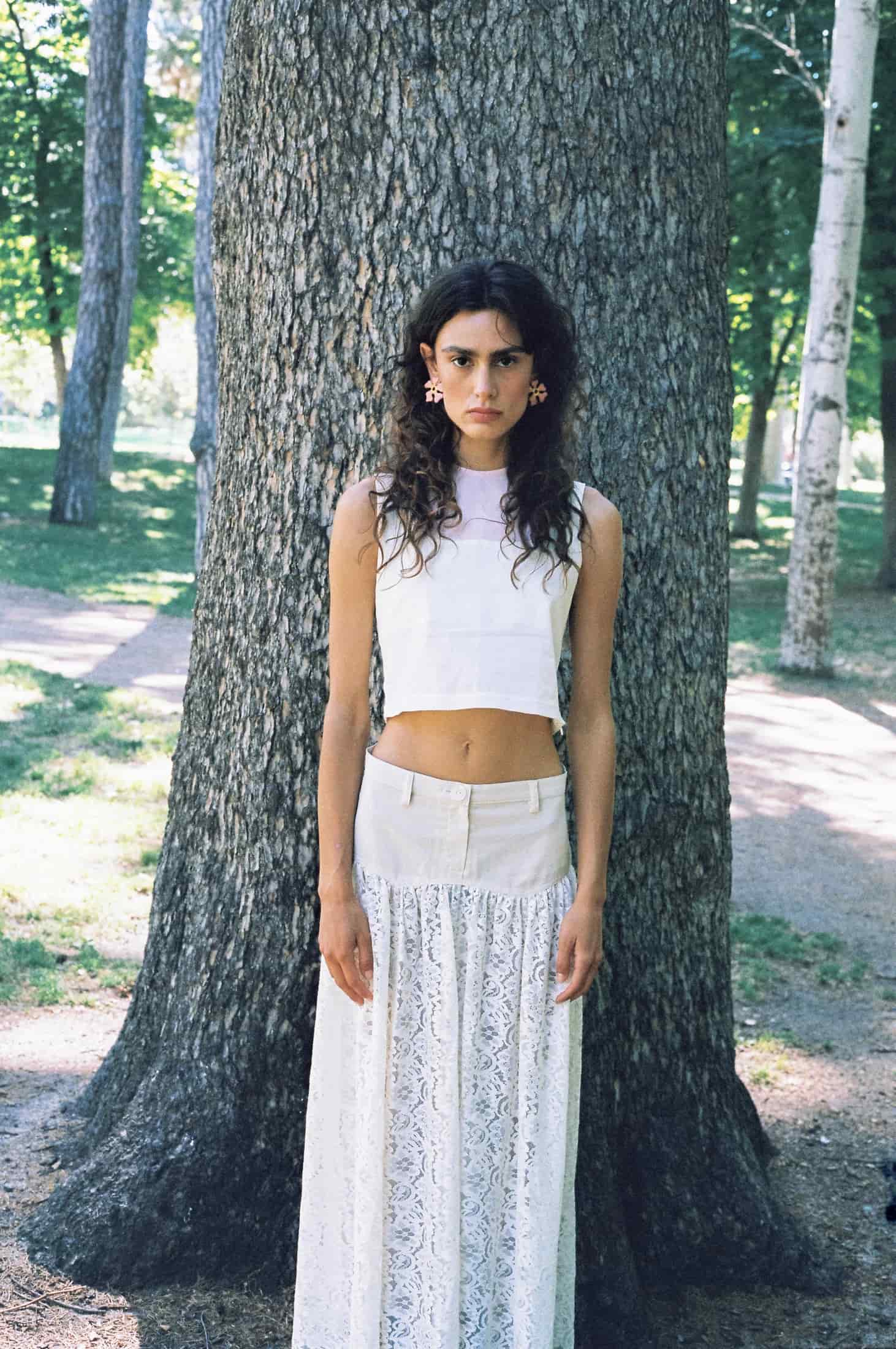 SAND LACE SKIRT - miniatura 3