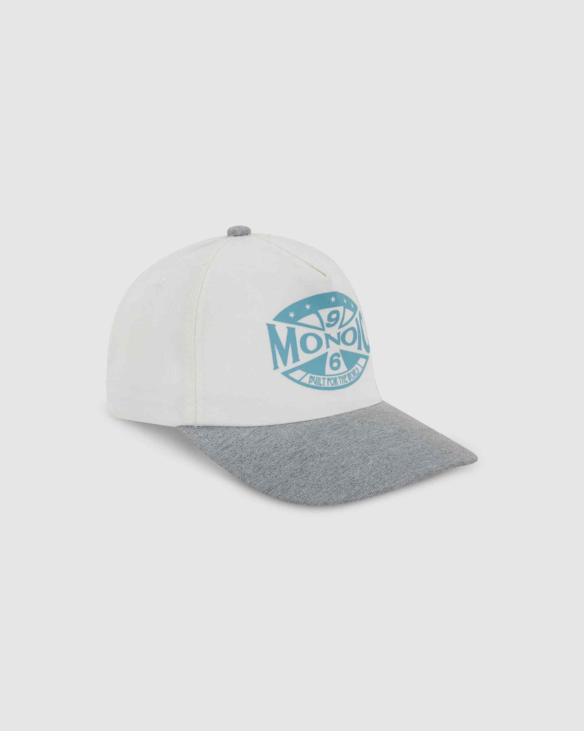 Gorra Compass - Blanco Hueso y Azul Claro - miniatura 1