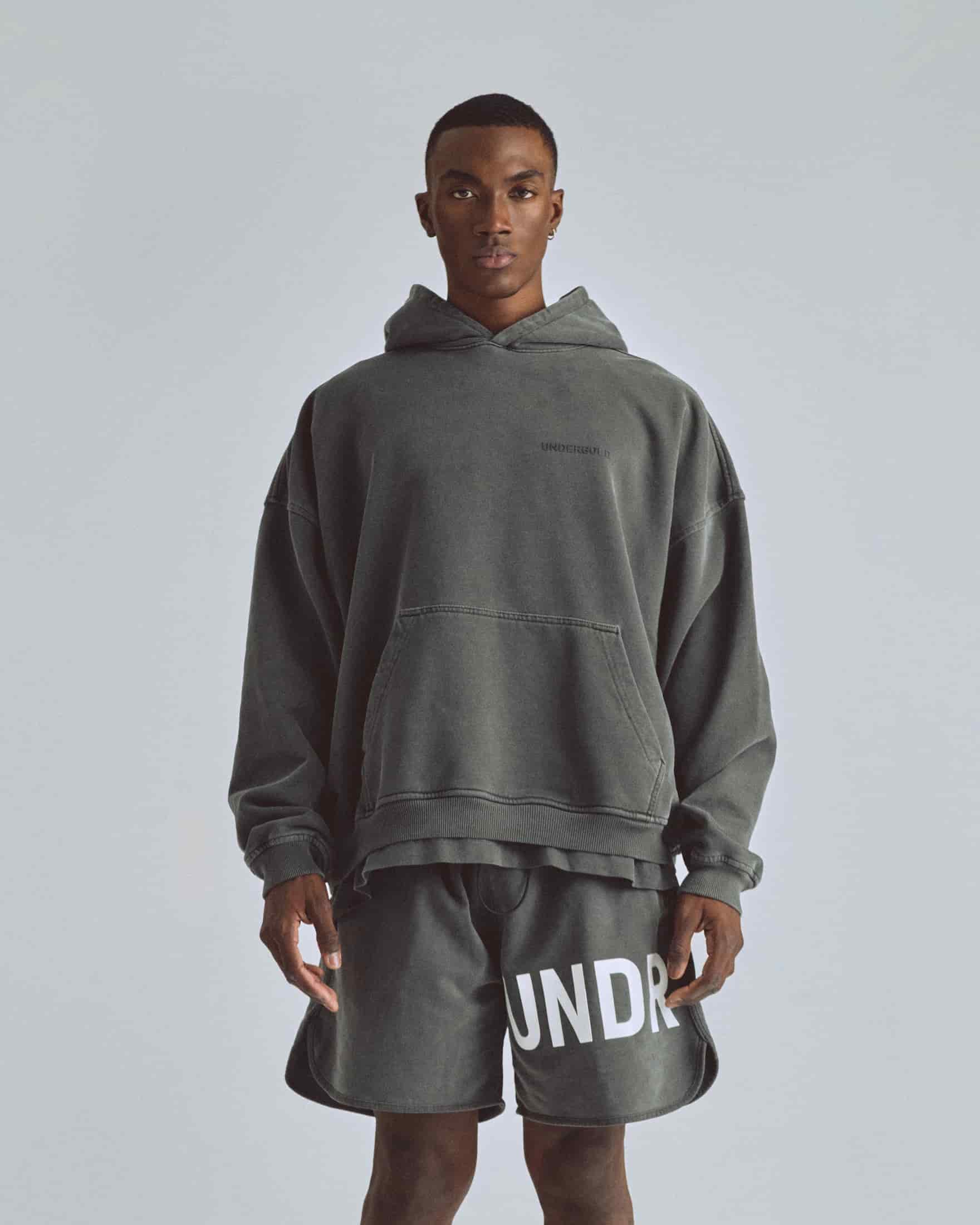 Line Logo Hoodie Vintage Gray - miniatura 2