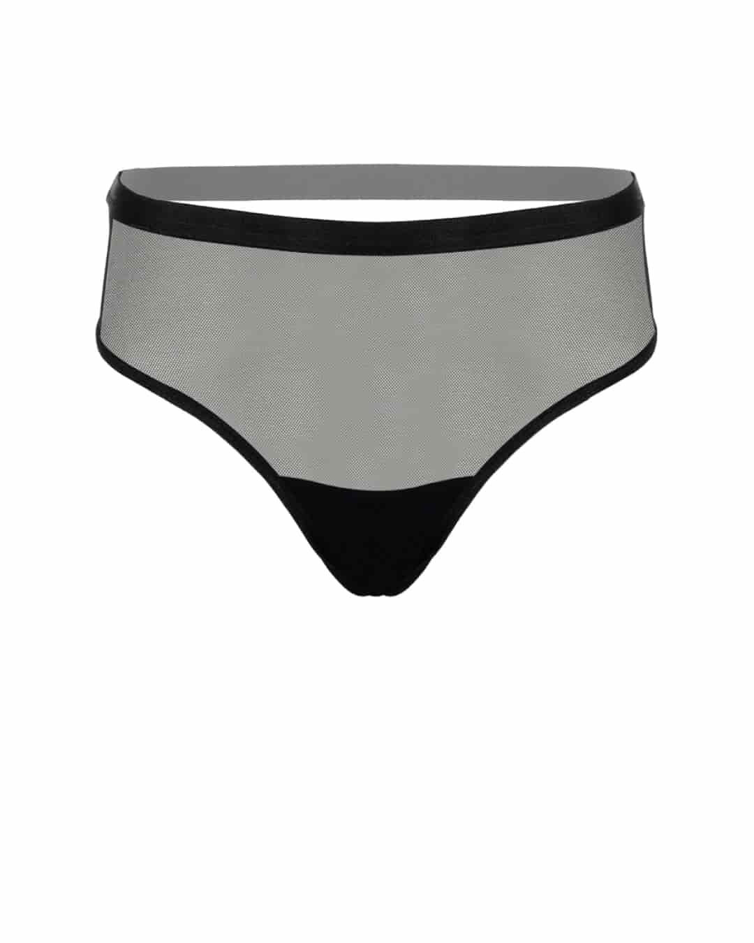 Panty alto con ligueros - SO SEXY NEGRO Tallas: S-L-XL - miniatura 3