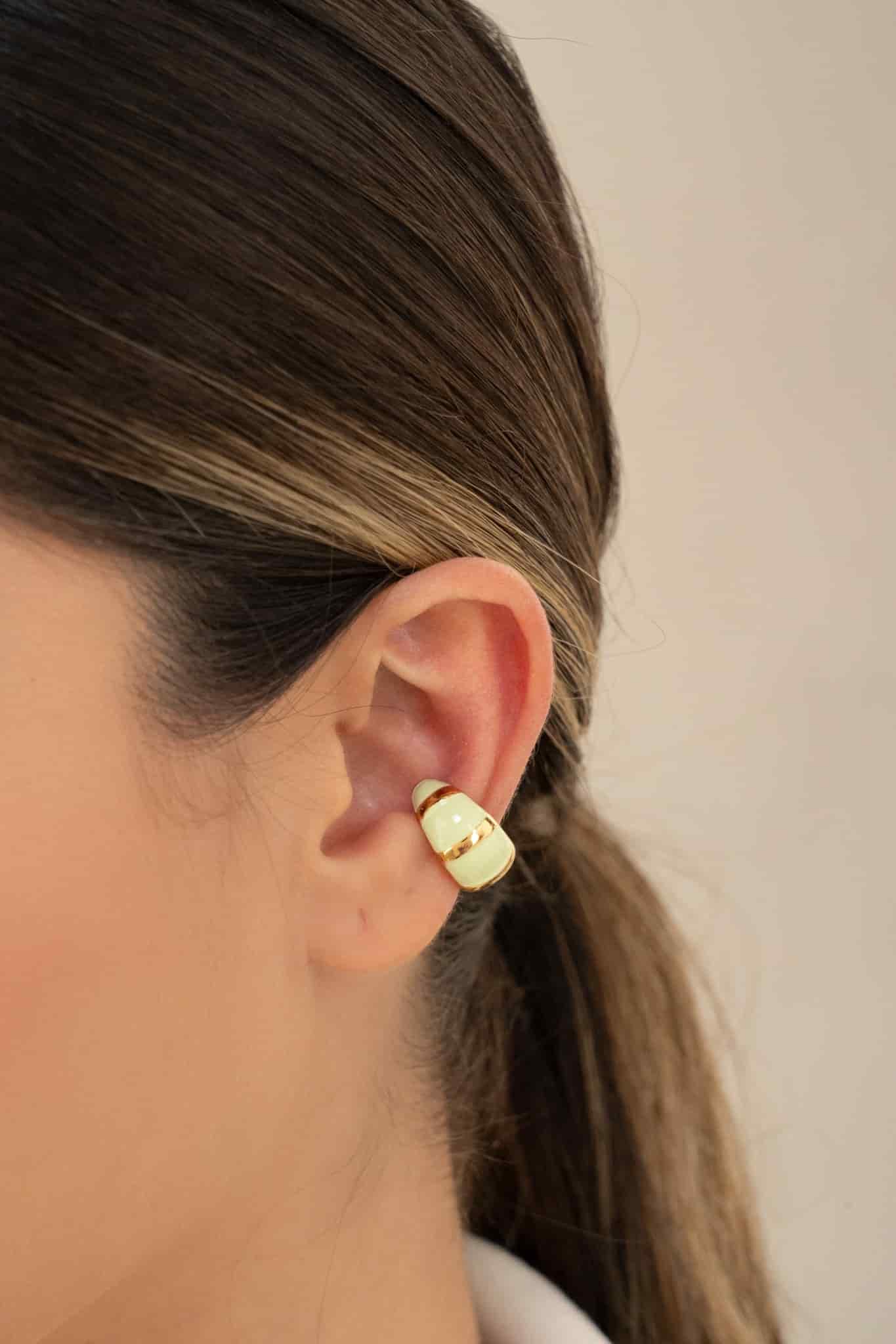 Earcuff Rayas Gold - miniatura 2