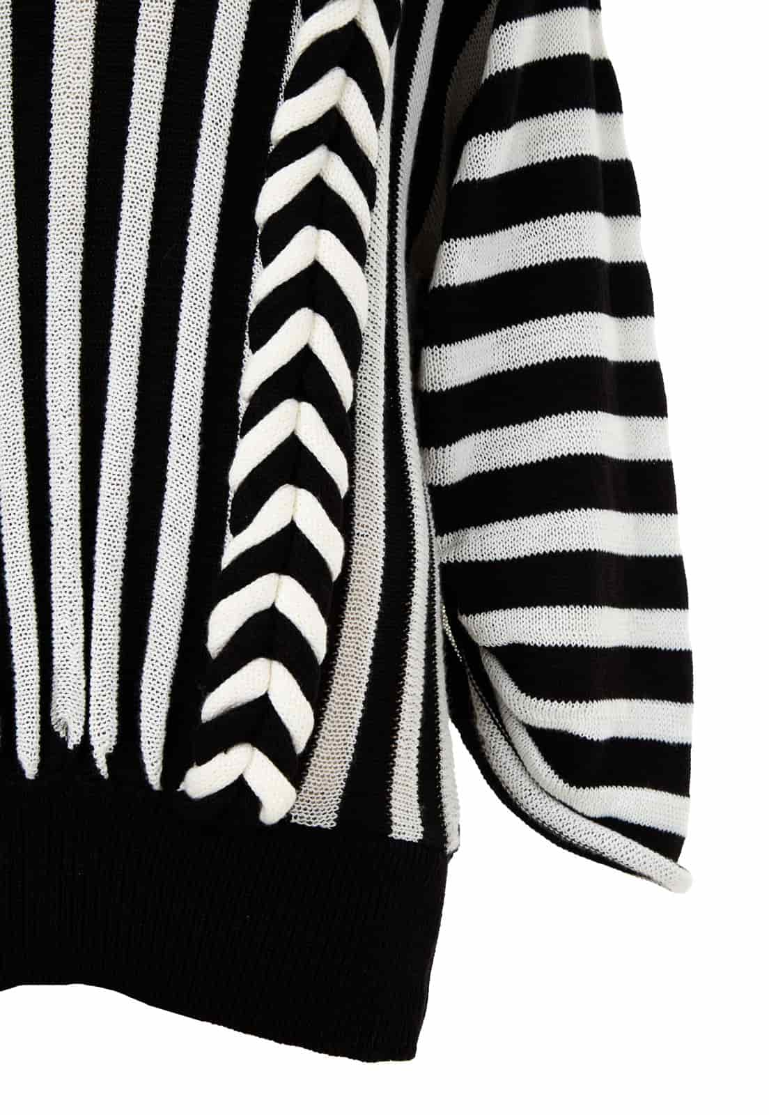 BRAIDED PLEATED SWEATER - miniatura 4