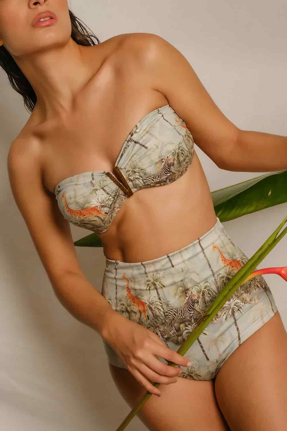 (COPA) VESTIDO DE BAÑO SAFARI GOLD - miniatura 1