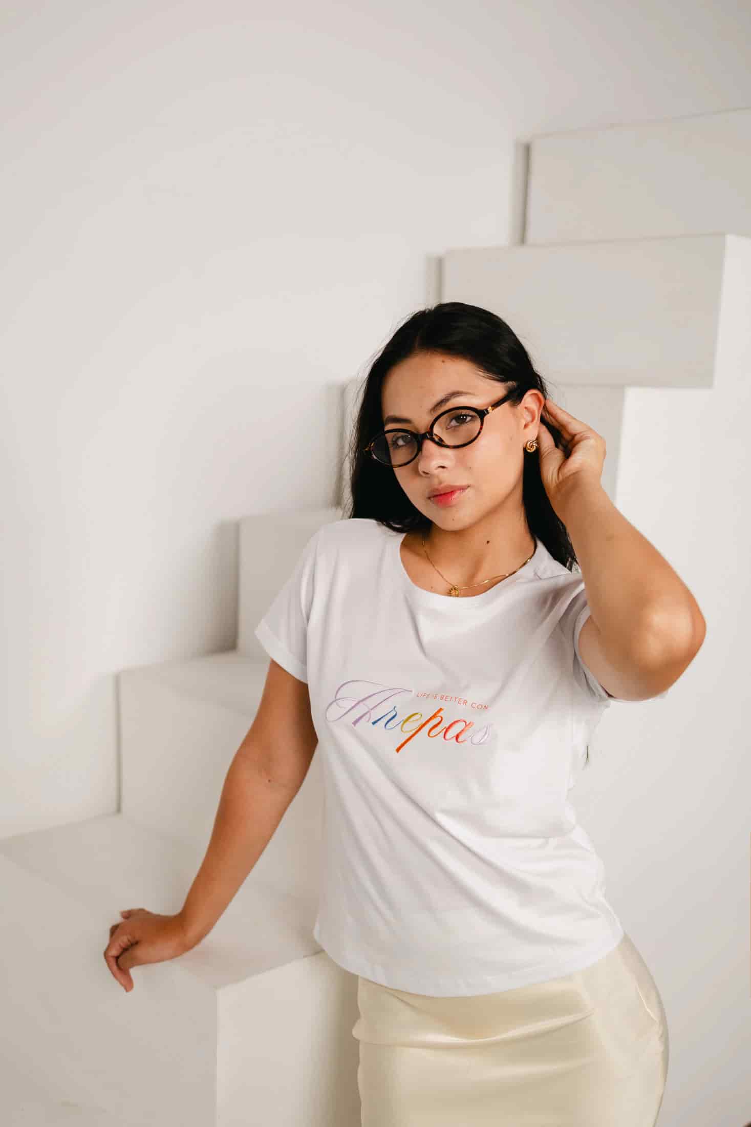Life Is Better With Arepas Oversized Tee - miniatura 1