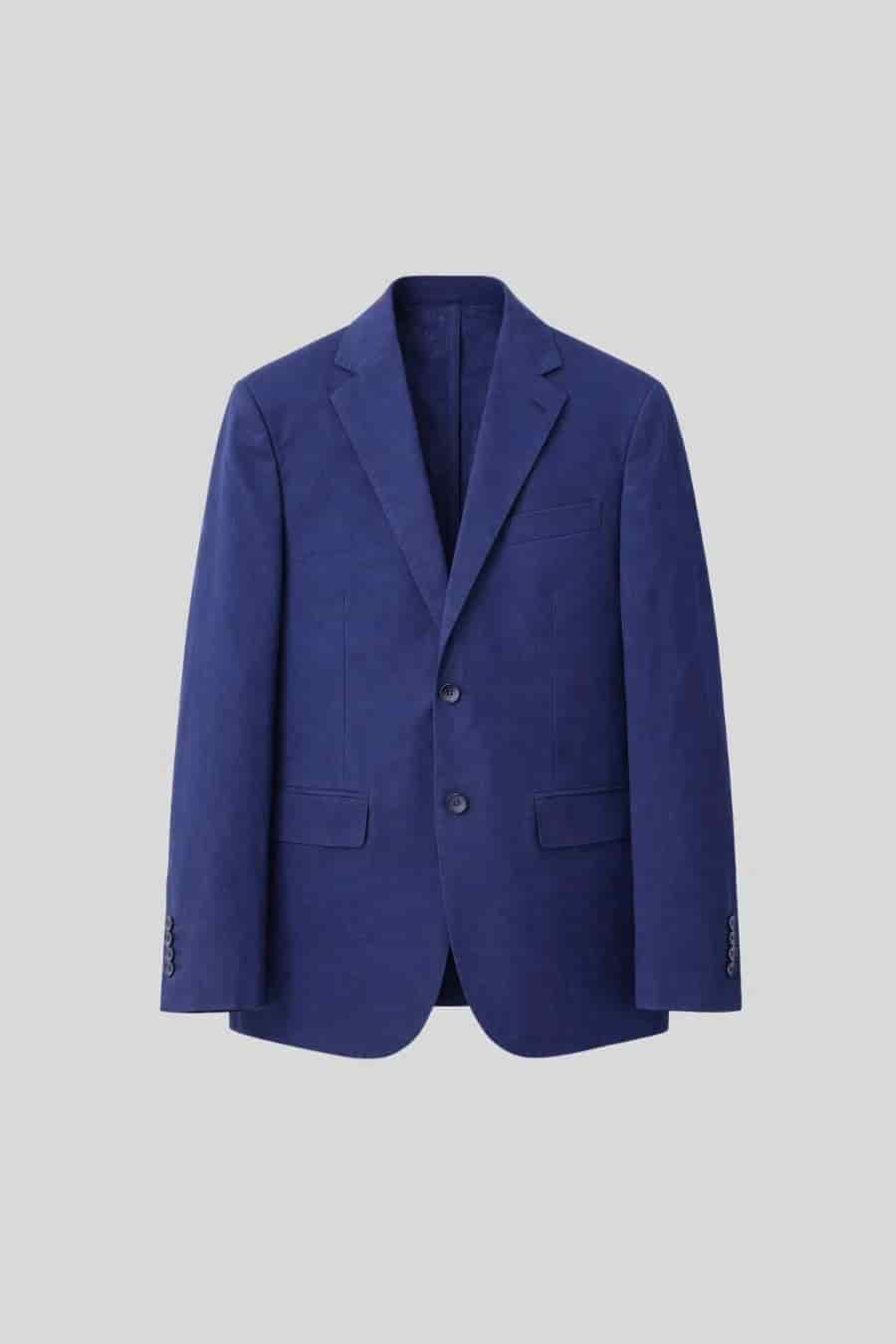 Men's mixed fabric navy vittorio set - miniatura 4