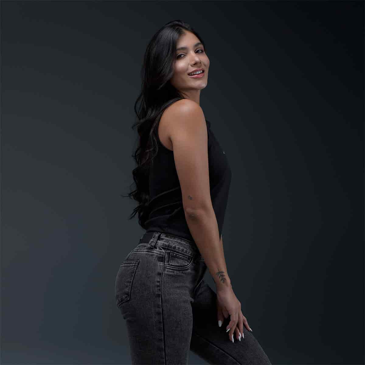 Blusa Negra Mujer - miniatura 4