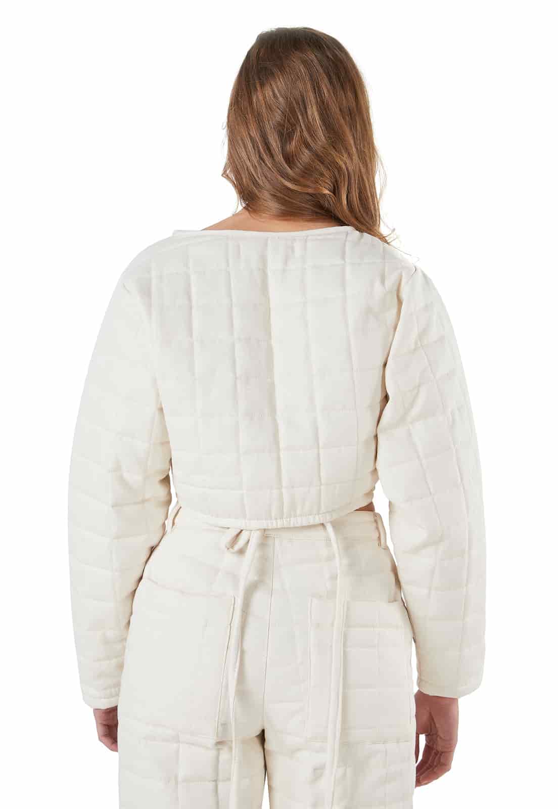 Claude Puffy Shirt Cream - miniatura 10