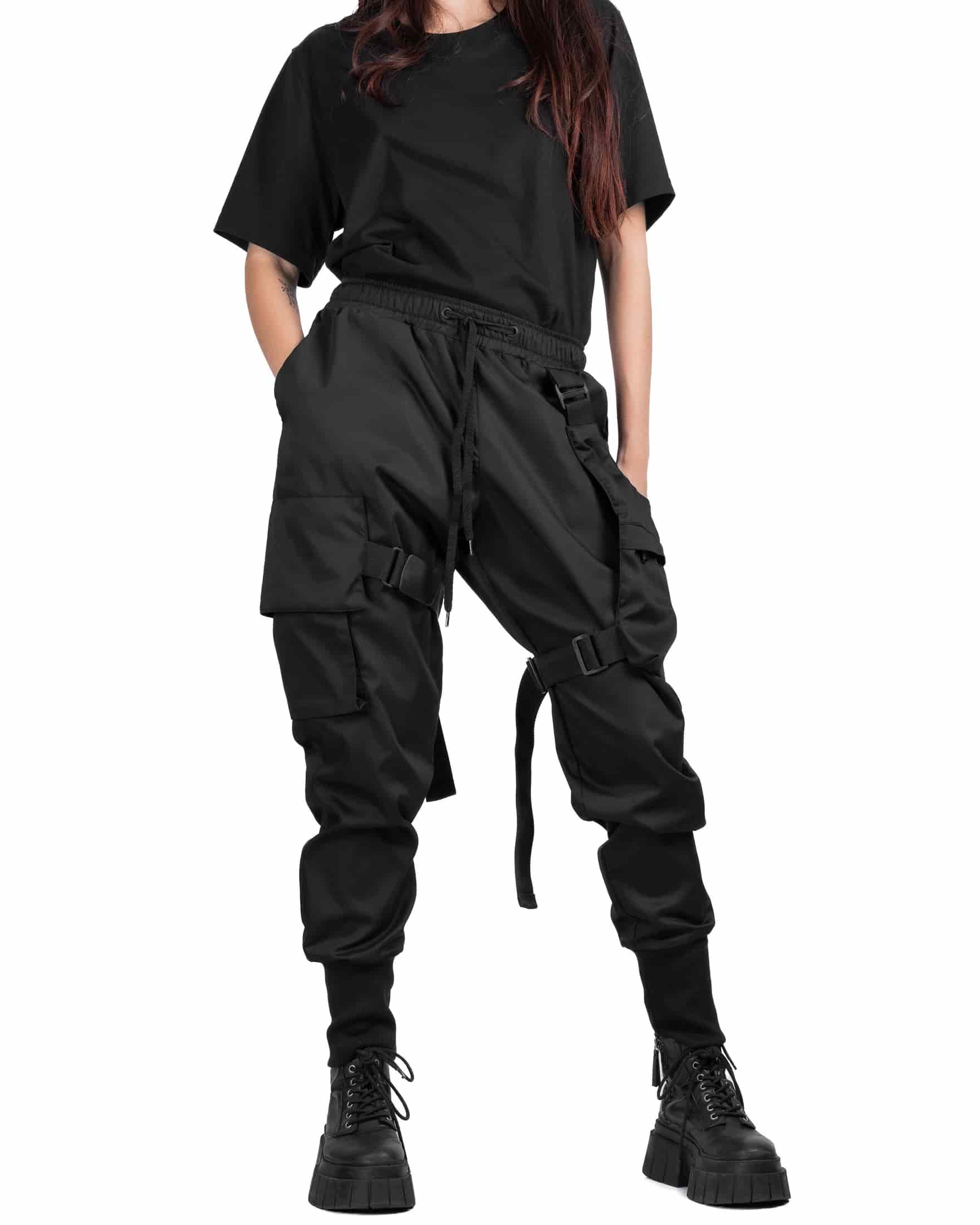 Pantalon Asimetrico Semibaggy Gabardina - miniatura 6