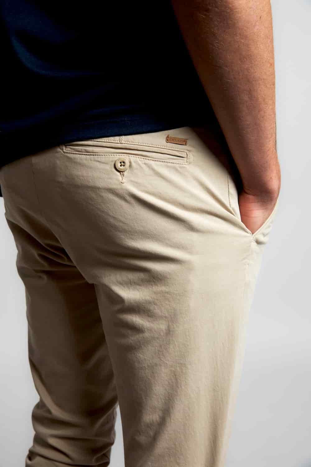 Pantalón de drill khaki - miniatura 2