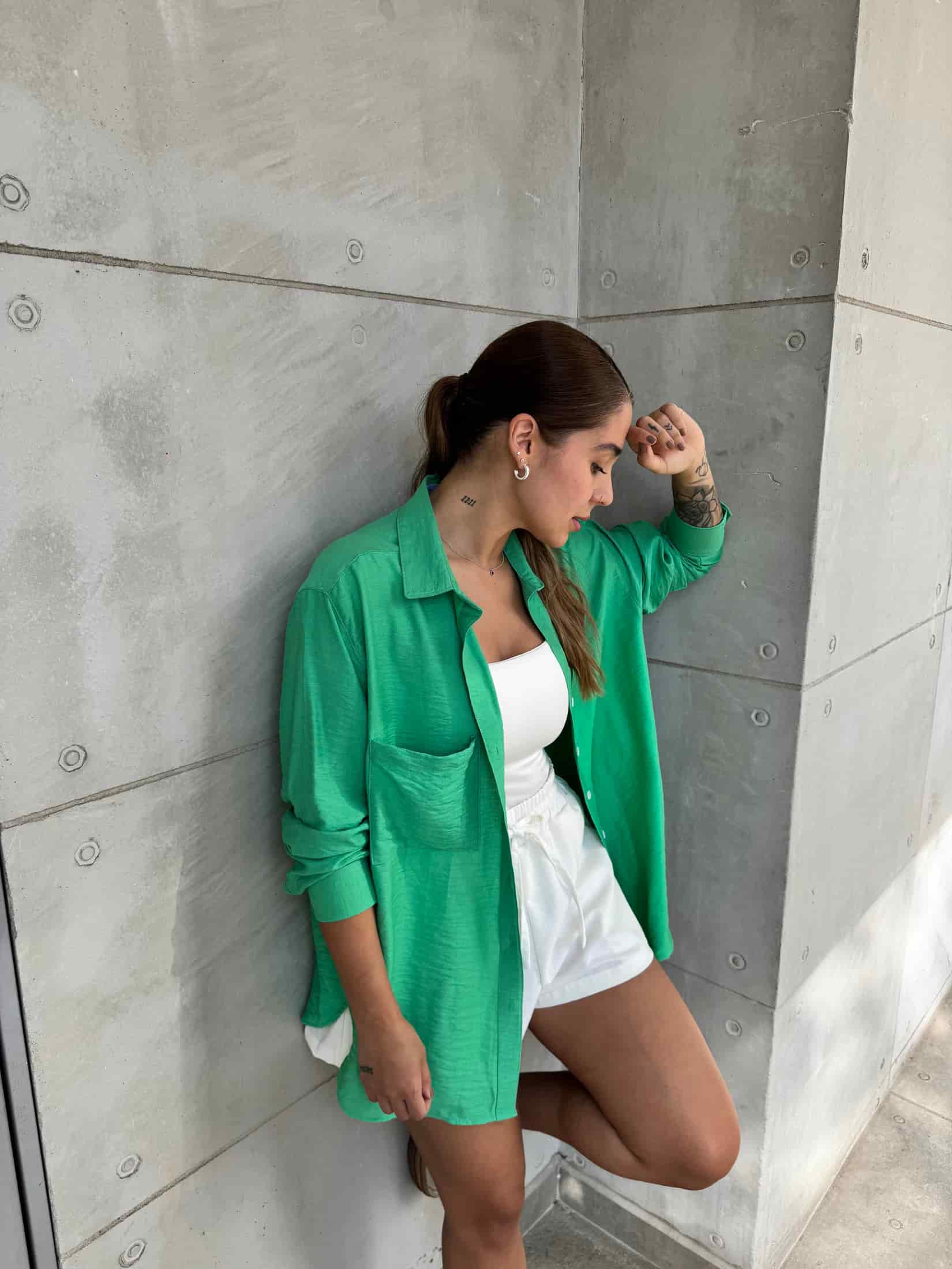 Camisera Playita Verde Jade - miniatura 3