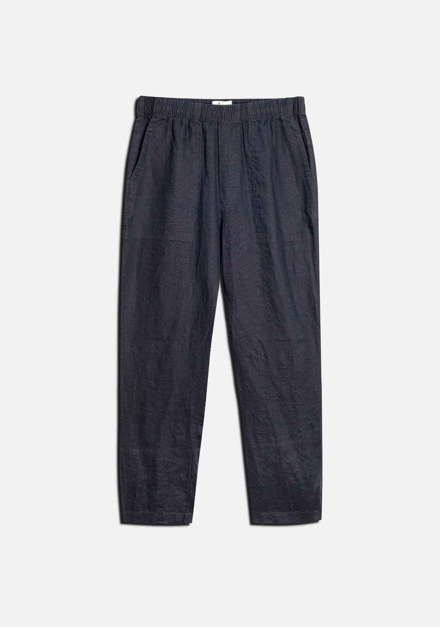 Pantalón H Hopkins Jogger Lino Azul Navy - miniatura 1