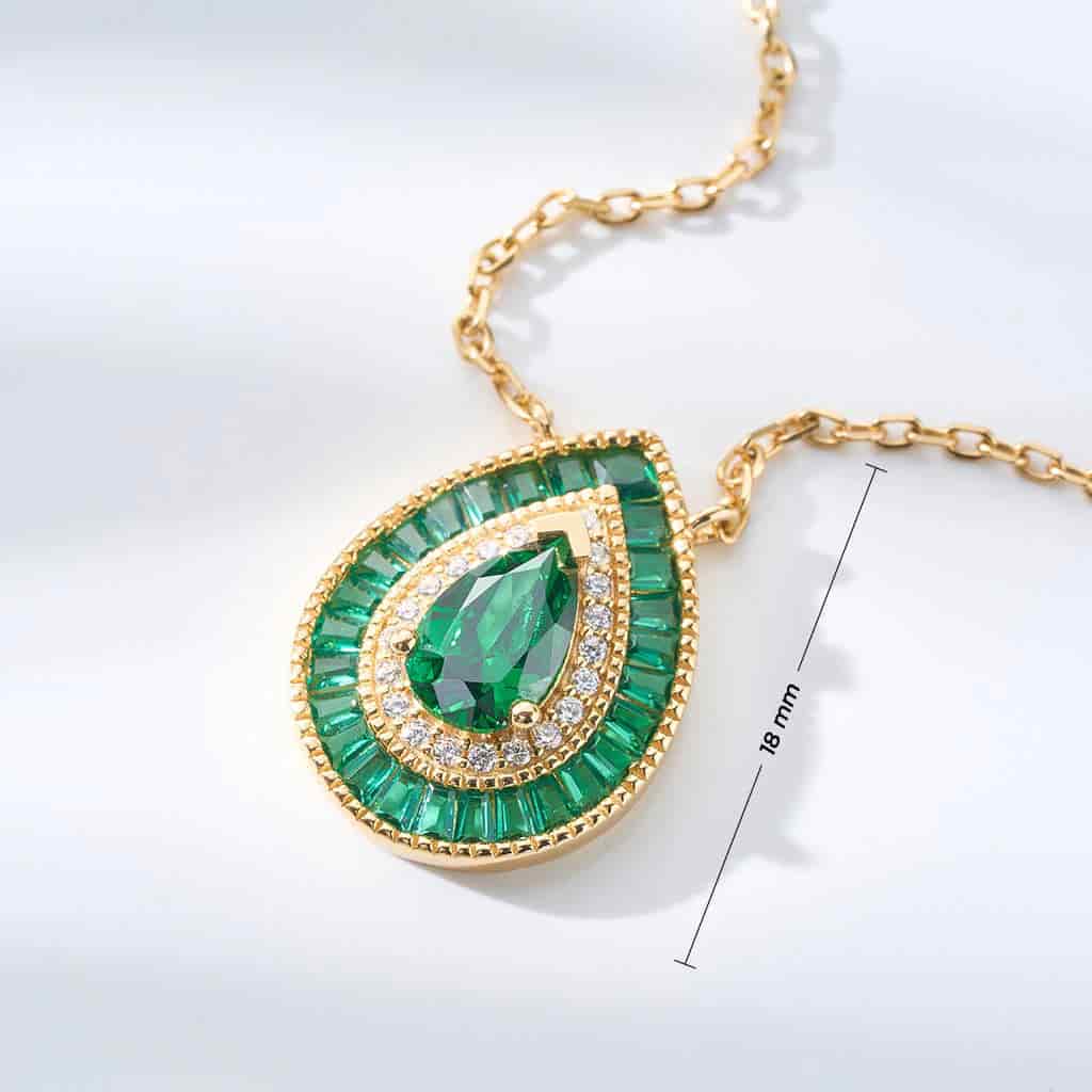 Collar Aqua Esmeralda - miniatura 5