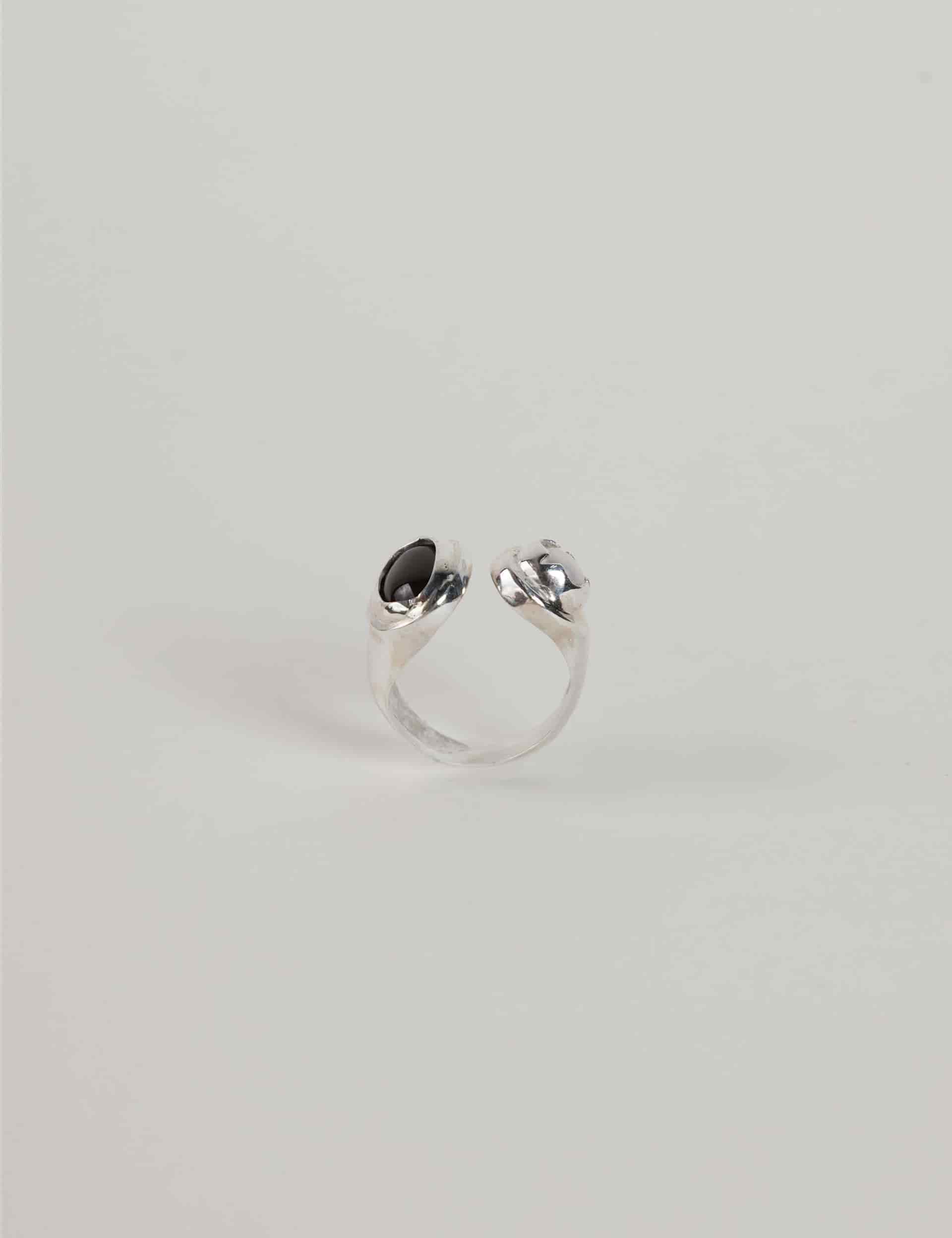 Anillo Lado Revés Ónix - miniatura 3