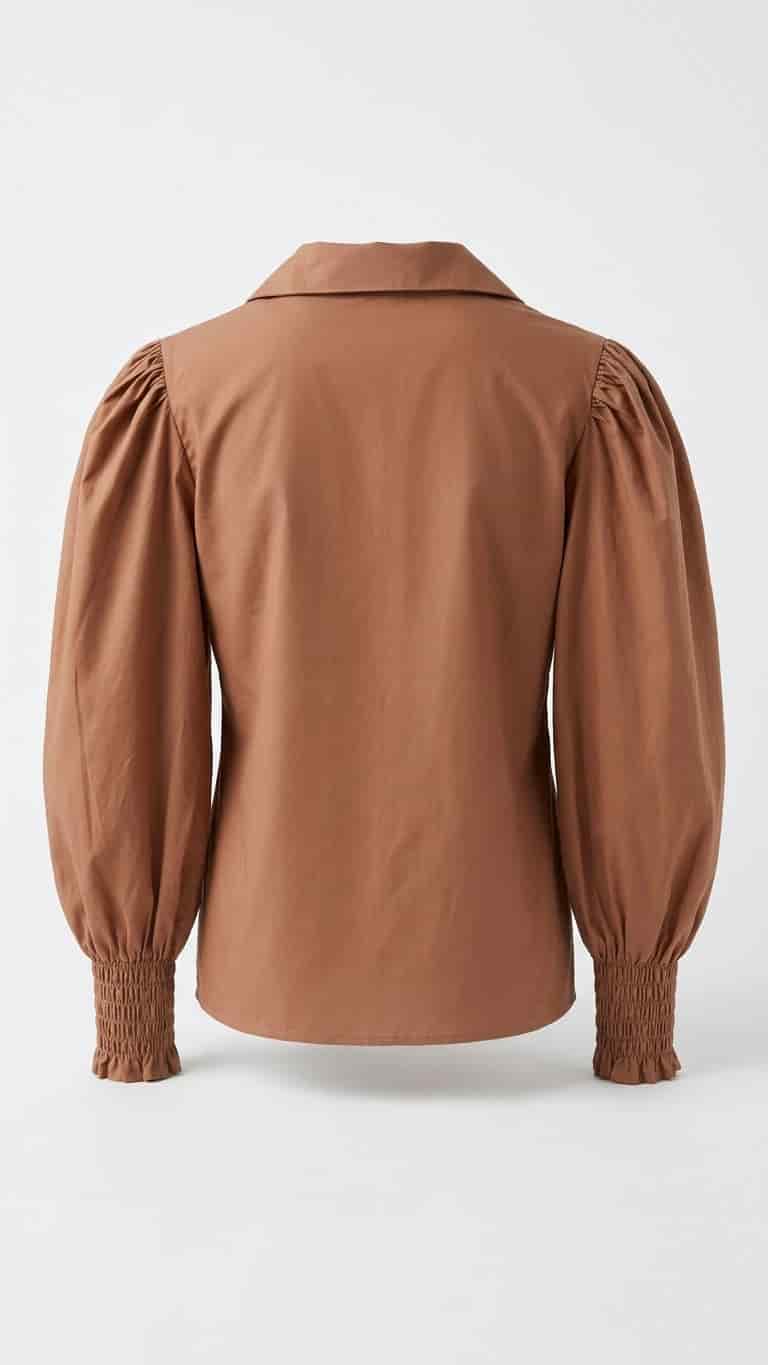AMELIA BLOUSE CAMEL - miniatura 2