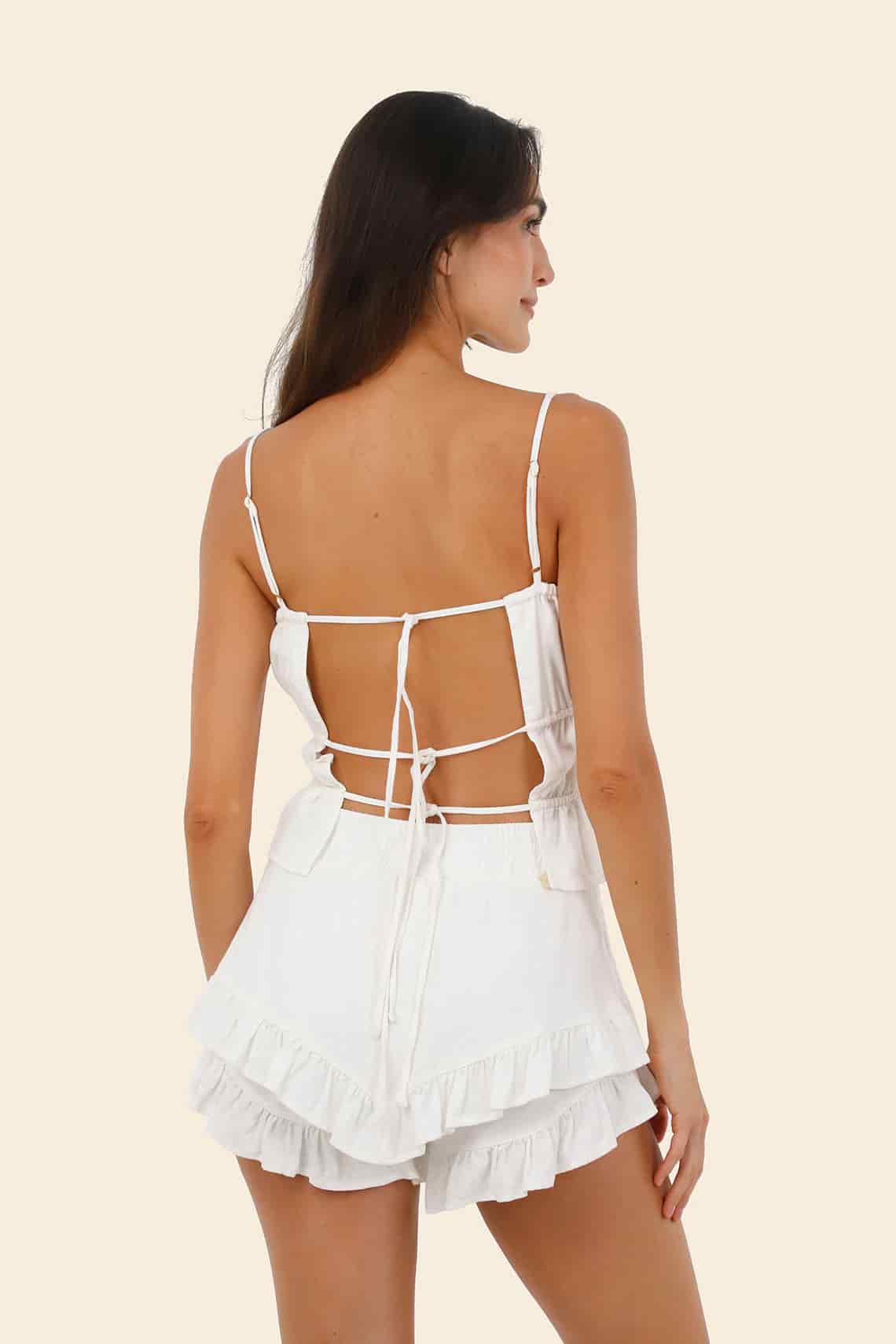 White Cotiva Skirt - miniatura 2