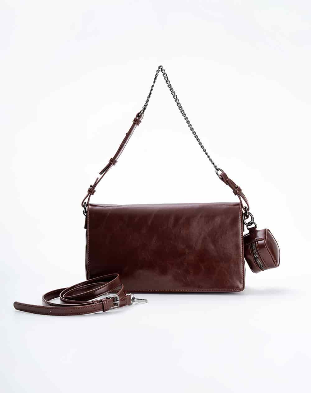 Bolso + monedero café mujer - miniatura 1