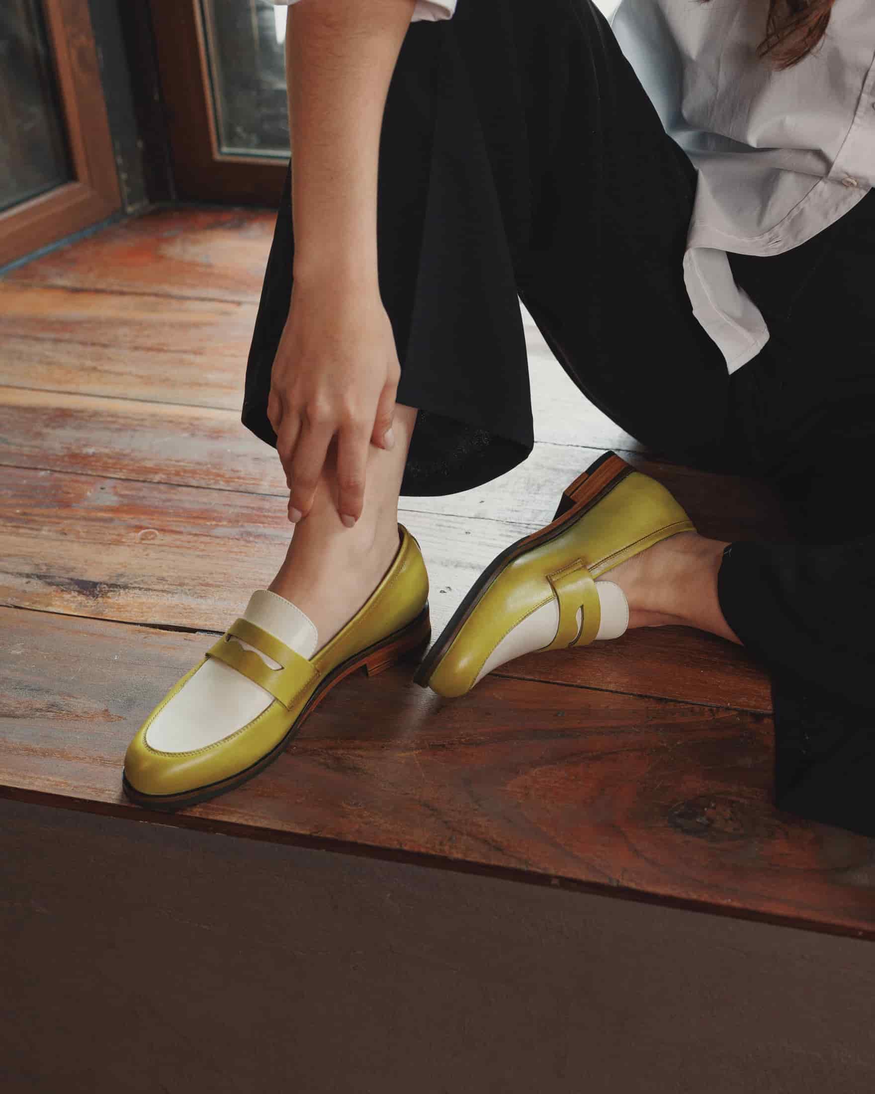 Mocasín Alessa Lima-Blanco Suela Clásica - miniatura 6