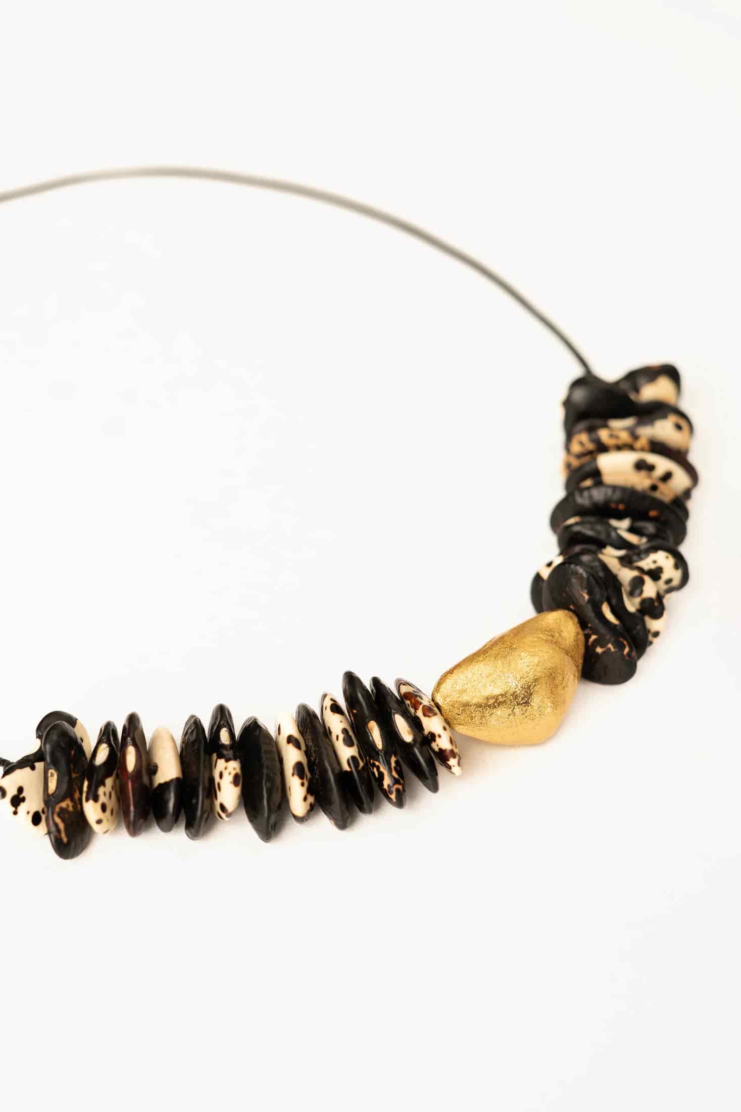 Collar Fruto Fríjol Dálmata - miniatura 1