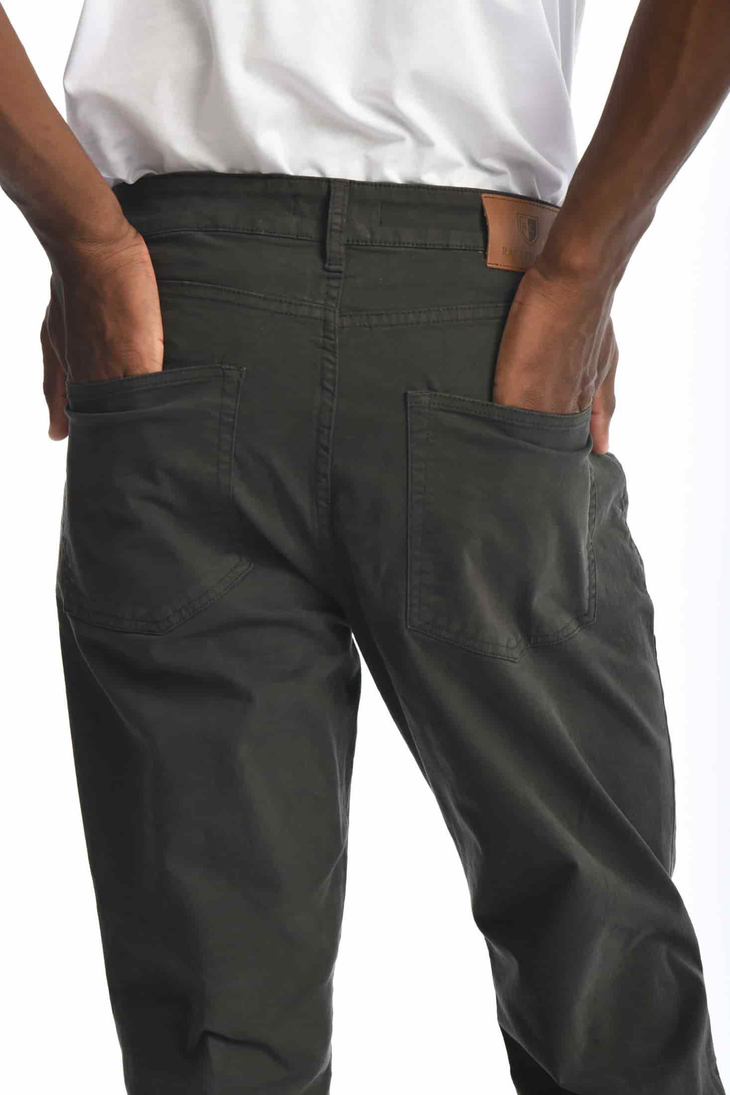 Pantalón Classic Dril 5 Bolsillos Gris Oscuro - miniatura 10