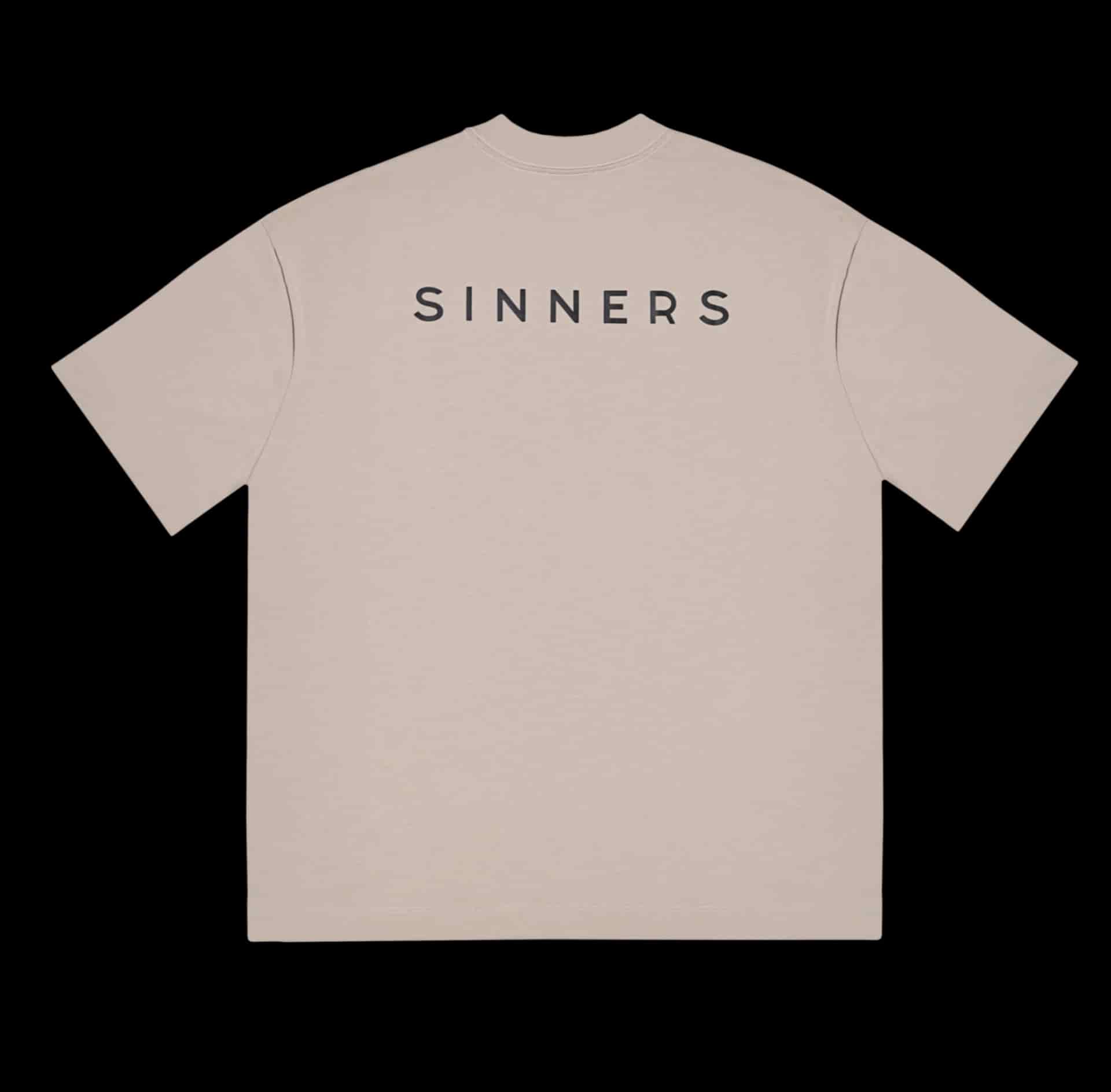 SINNERS LOGO BUTTER T-SHIRT - miniatura 3