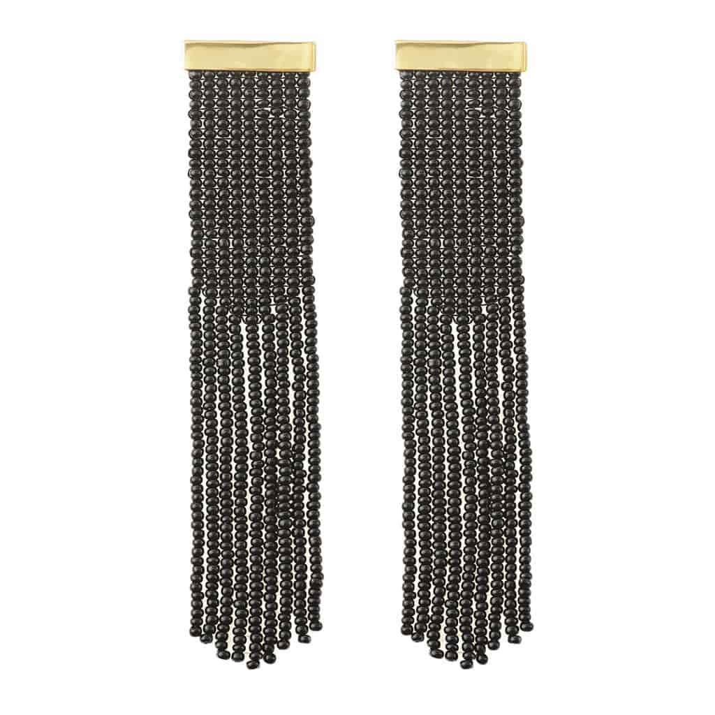 Nubia Earrings Black - miniatura 1