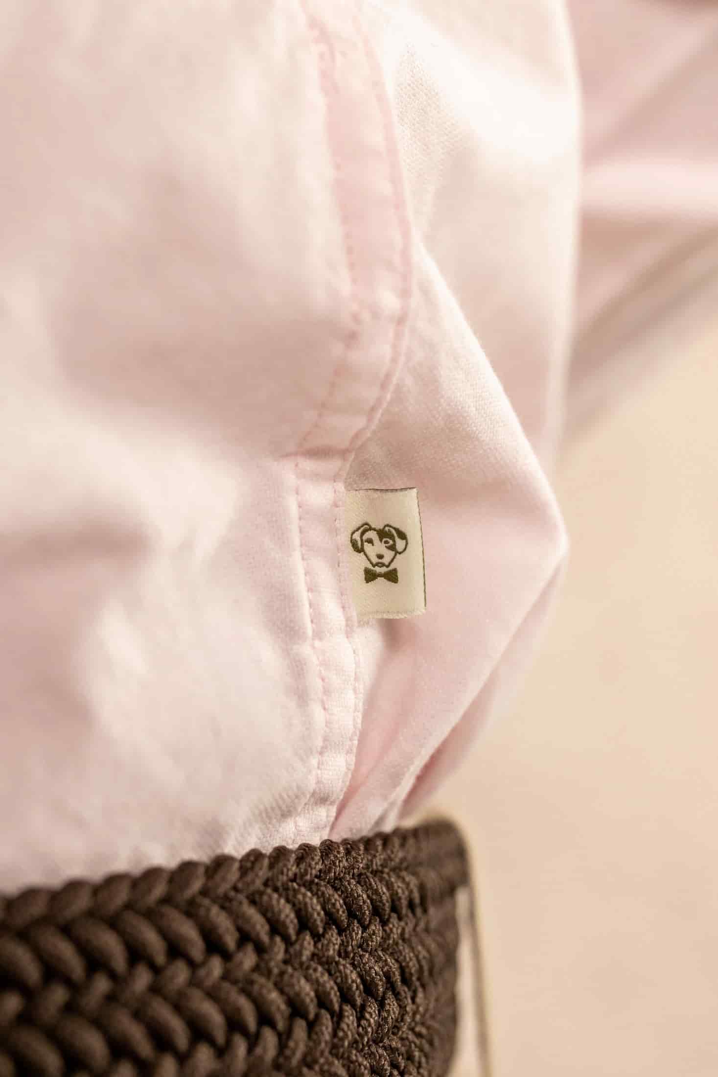 Camisa Antimanchas Oxford Pink Logo Contraste - miniatura 4