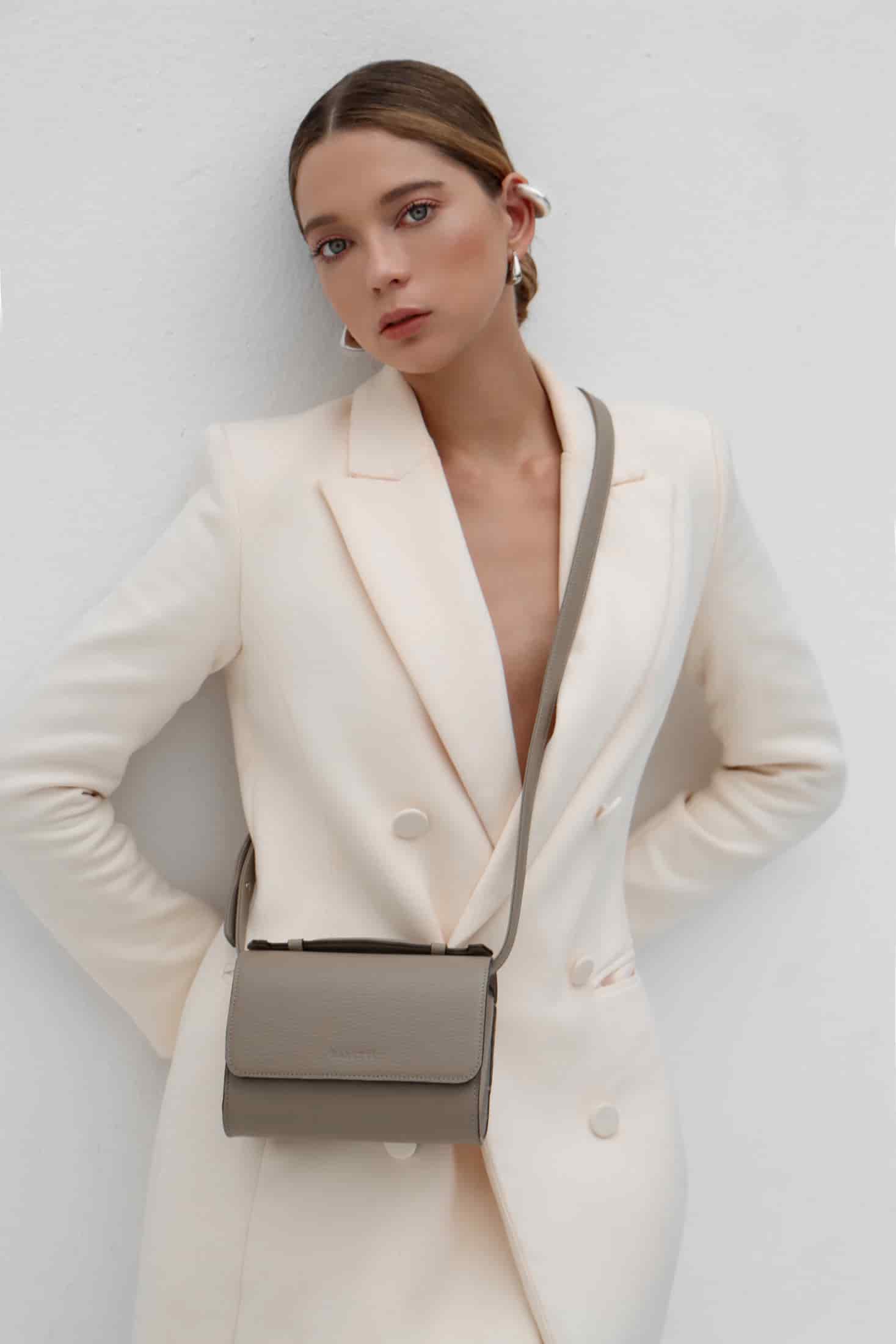 Canvas Belt bag - Taupe (3 in 1 convertible) - miniatura 2