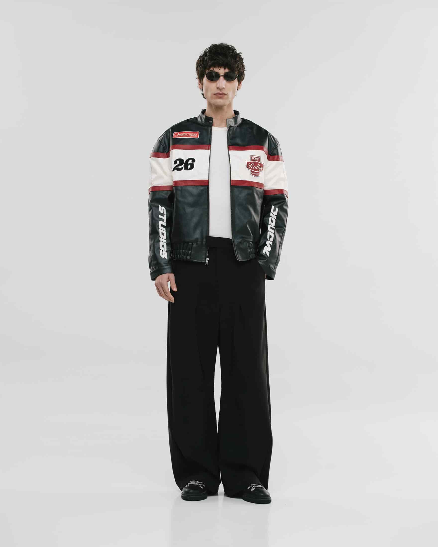 Speed Faux Leather Jacket - Negro (Exclusive) - miniatura 1