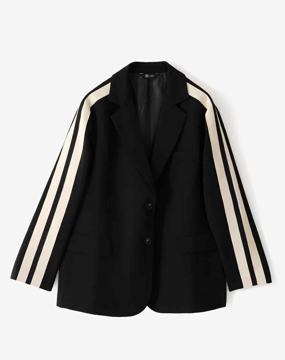 Blazer oversize negro mujer - miniatura 7
