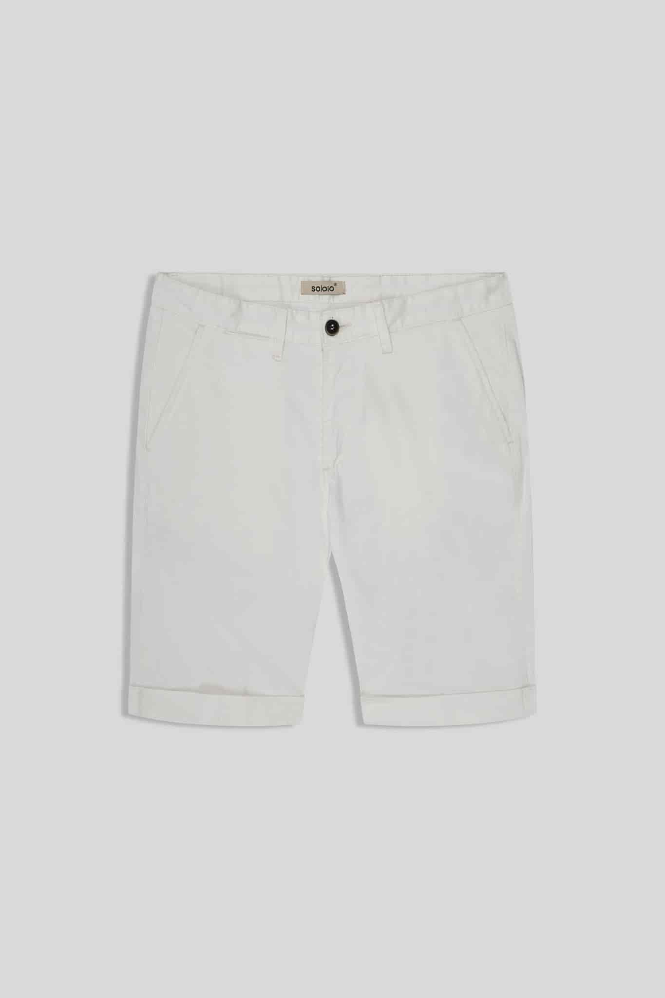 Men's cotton bermuda white new siena - miniatura 1