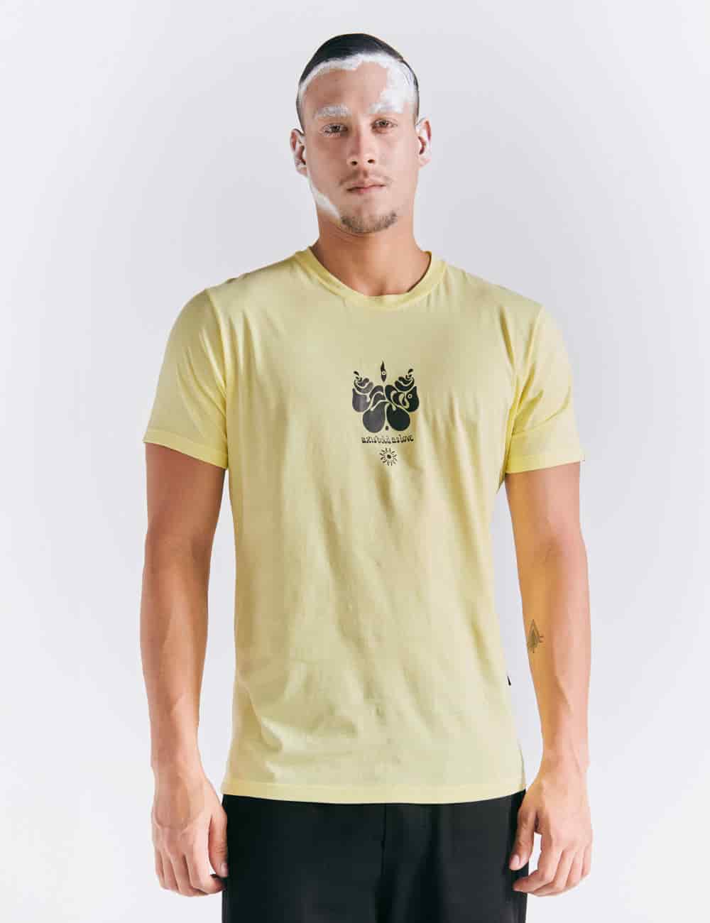 Camiseta Regular Fit Jimi hendrix  amarillo Hombre - miniatura 8