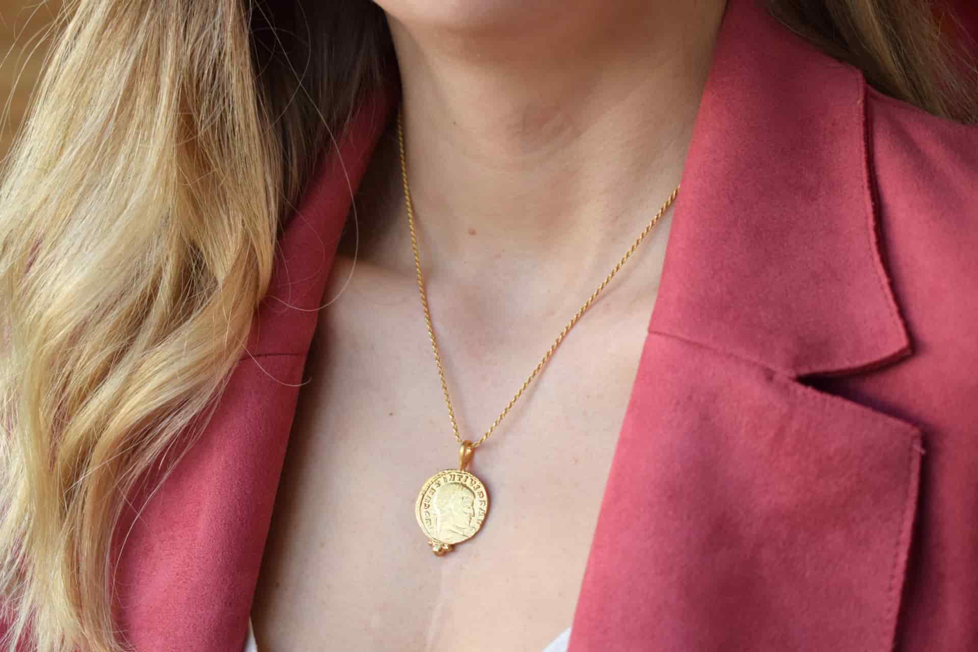 Collar Medalla Griega - miniatura 5