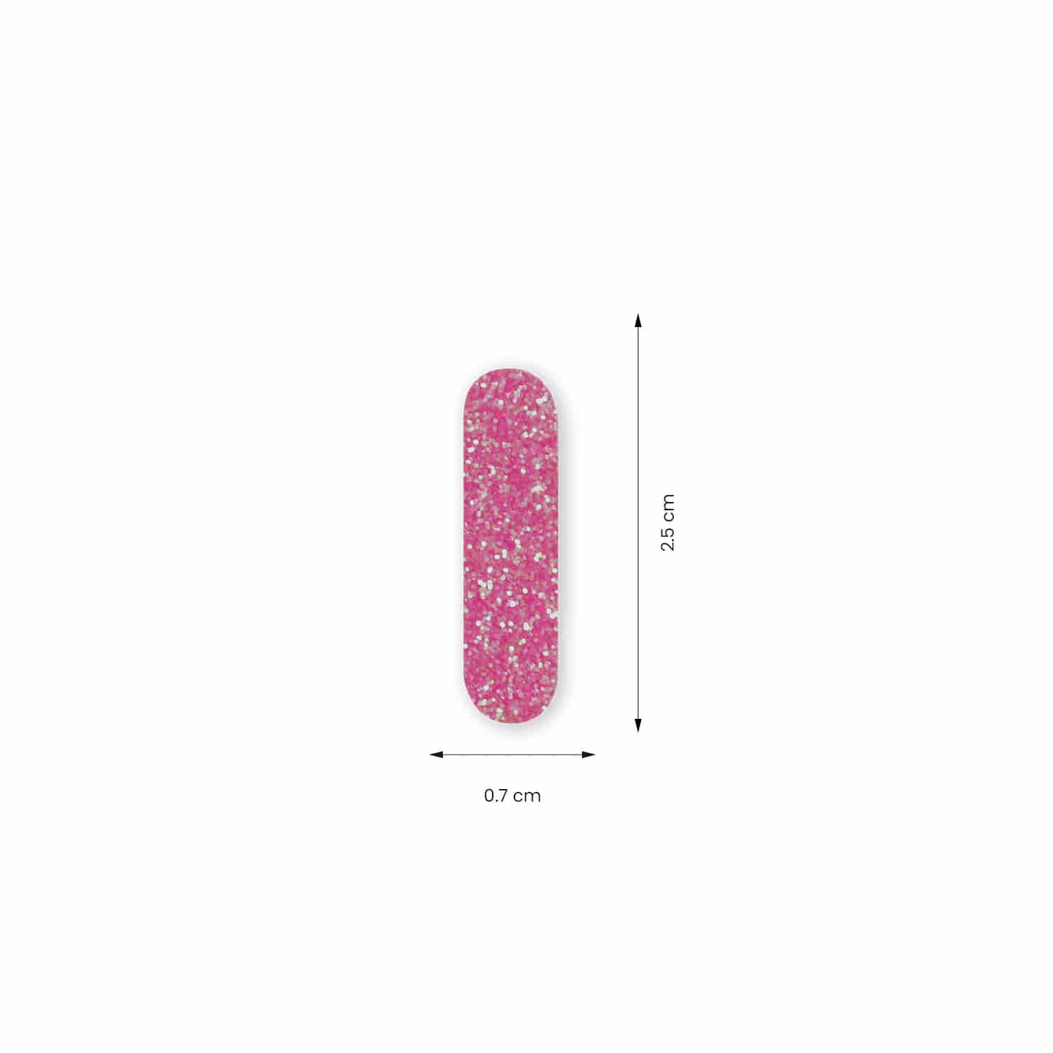 Parche Autoadhesivo Glitter color Rosado - miniatura 5
