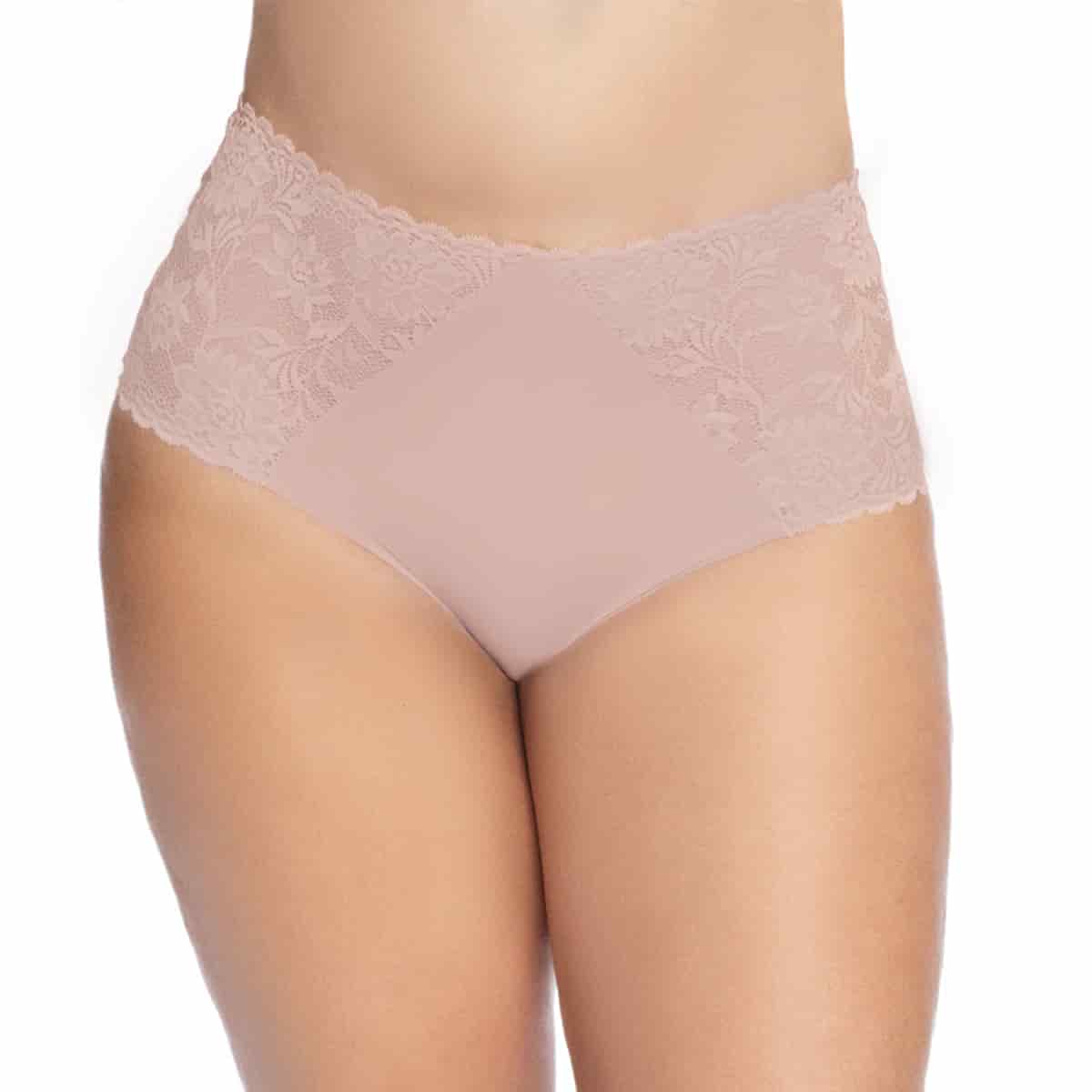 PANTY ALTO CON ENCAJE EN LATERALES - miniatura 2