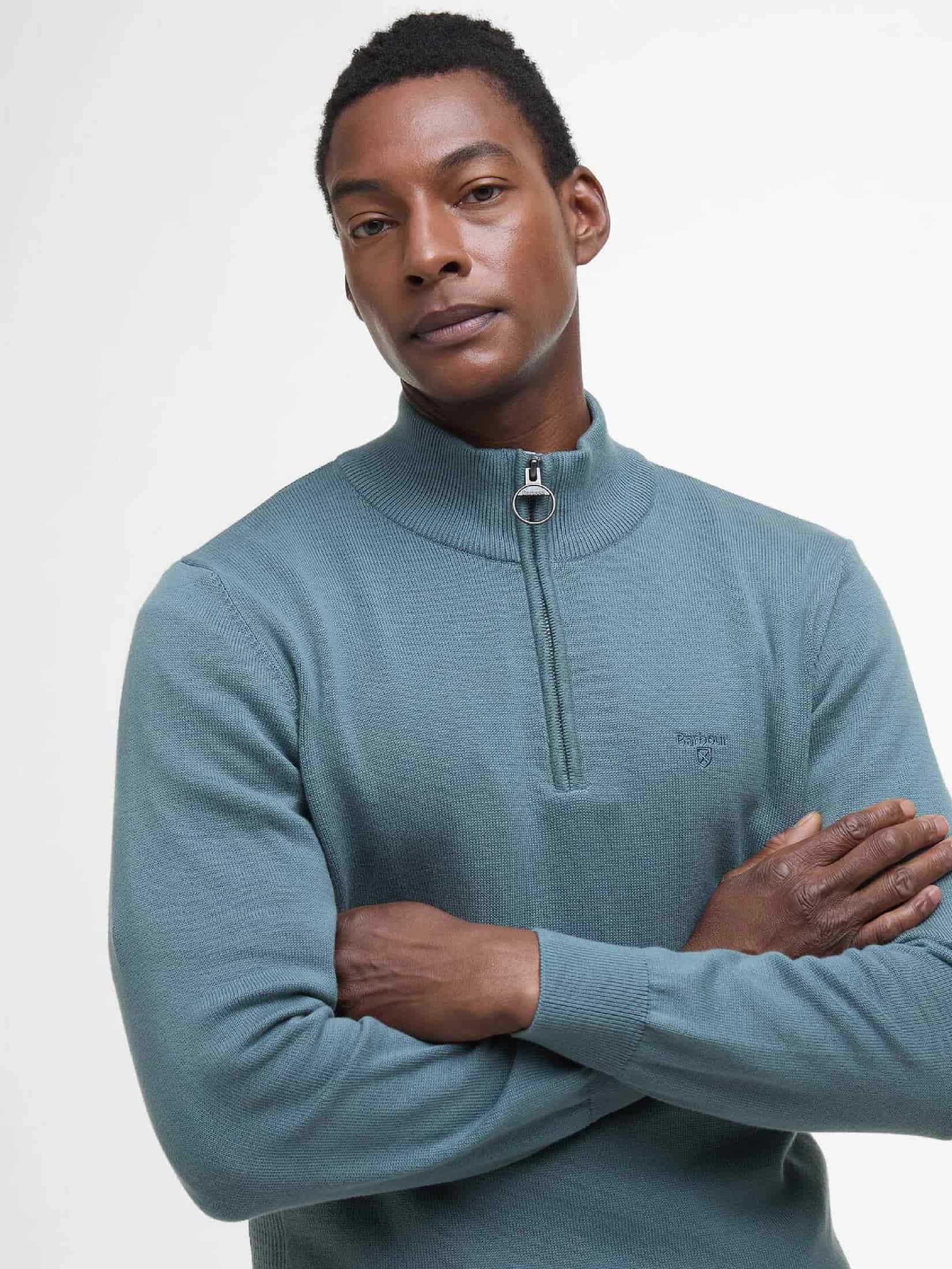 Cotton Quarter-Zip Jumper - miniatura 31