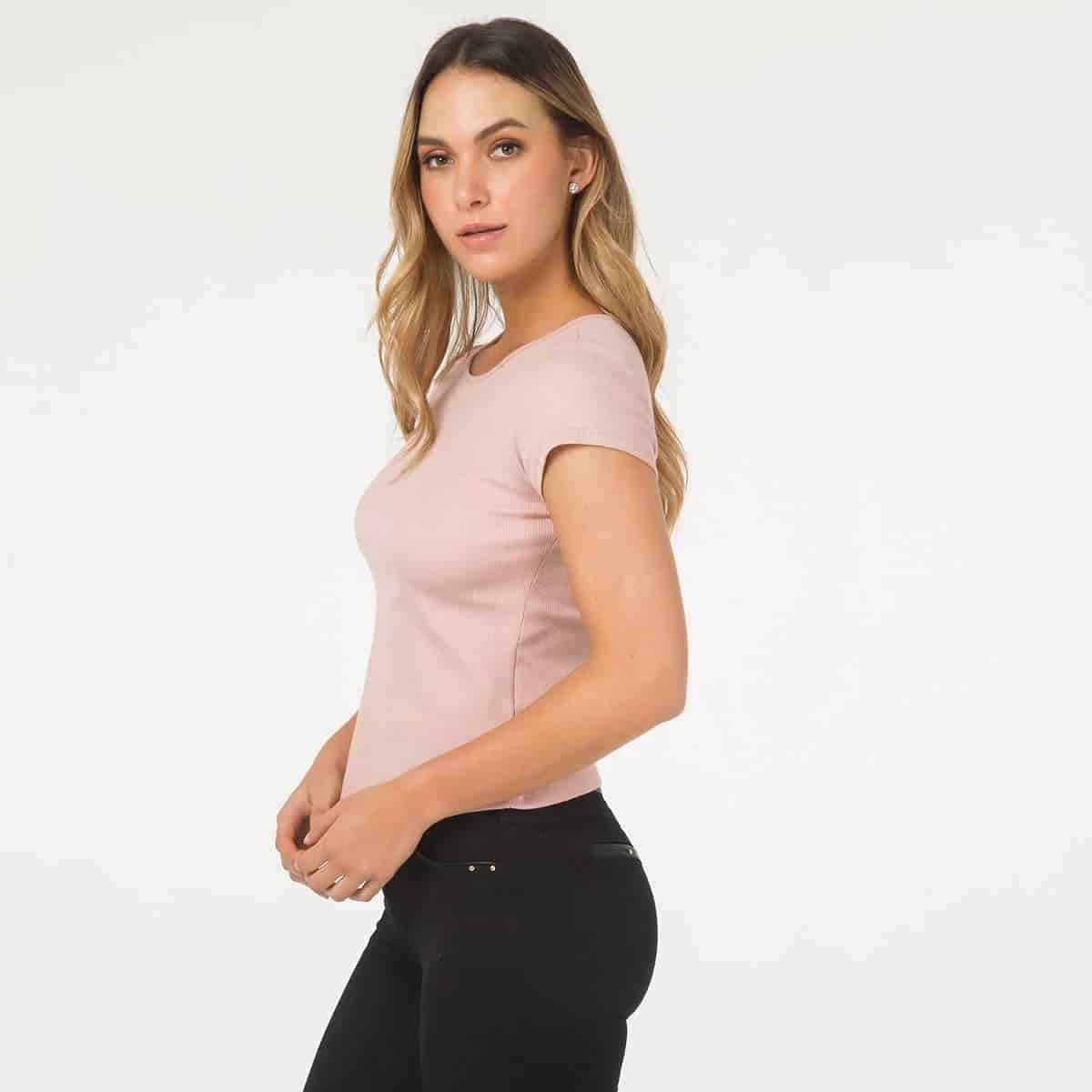 Camiseta Basica Cuello Redondo Melisa - miniatura 4