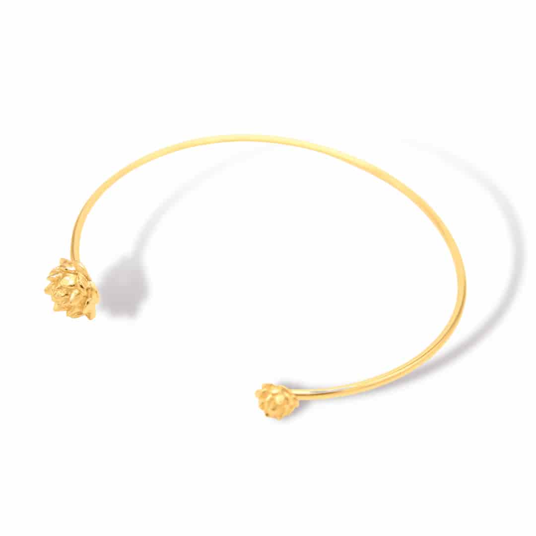 Choker con flores de loto - miniatura 1